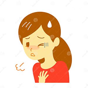 Timide Fusionnement Bonbons Shortness Of Breath Clipart Tremp 