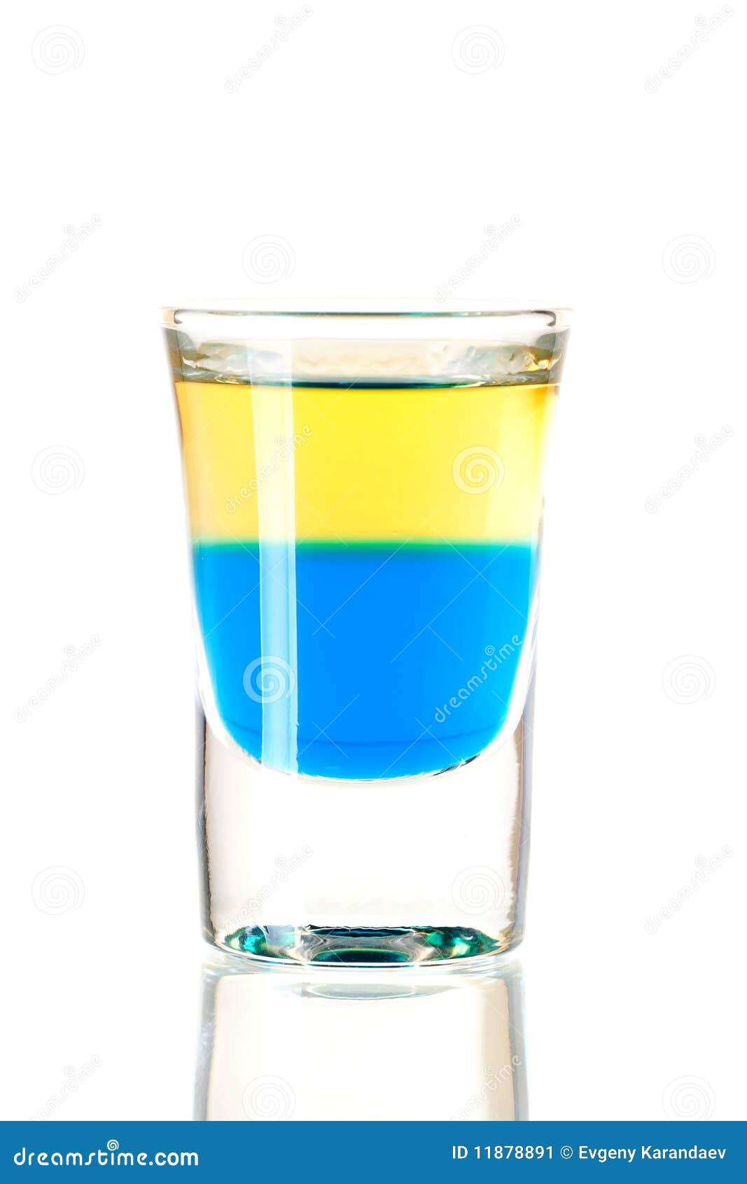 Shot Cocktail Collection Blue Tequila Stock Image Image of white