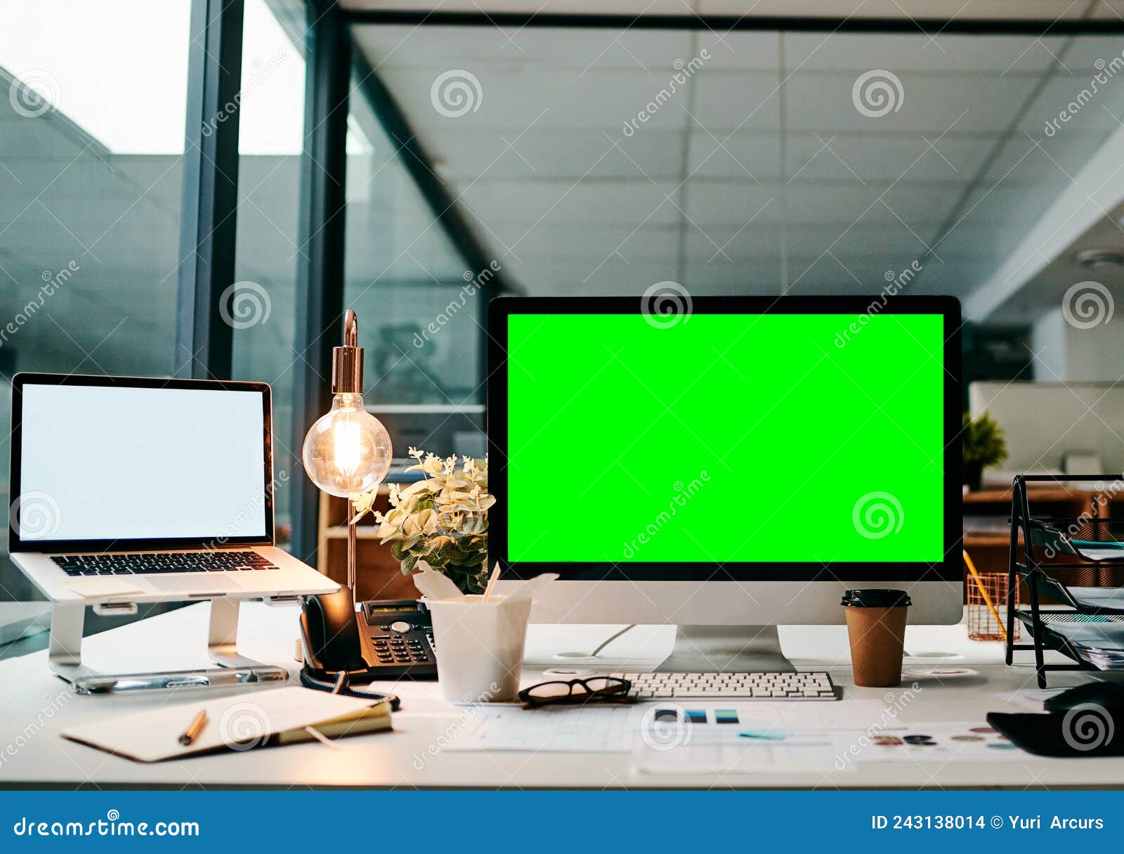 Ready To Take this Business Online. Shot of a Desktop Computer with a