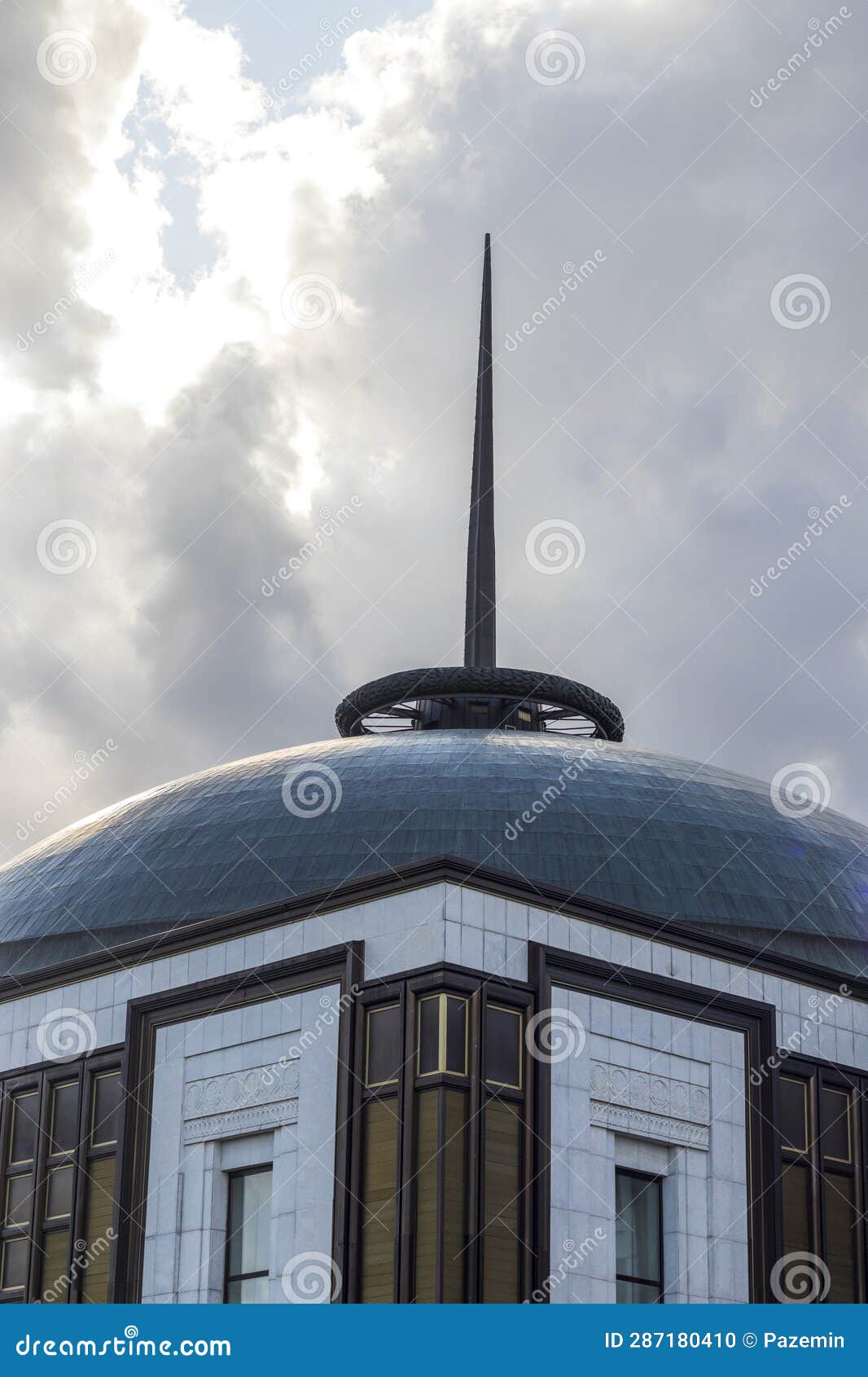 Shot of the Dome of the Building. Architecture Stock Photo Image of