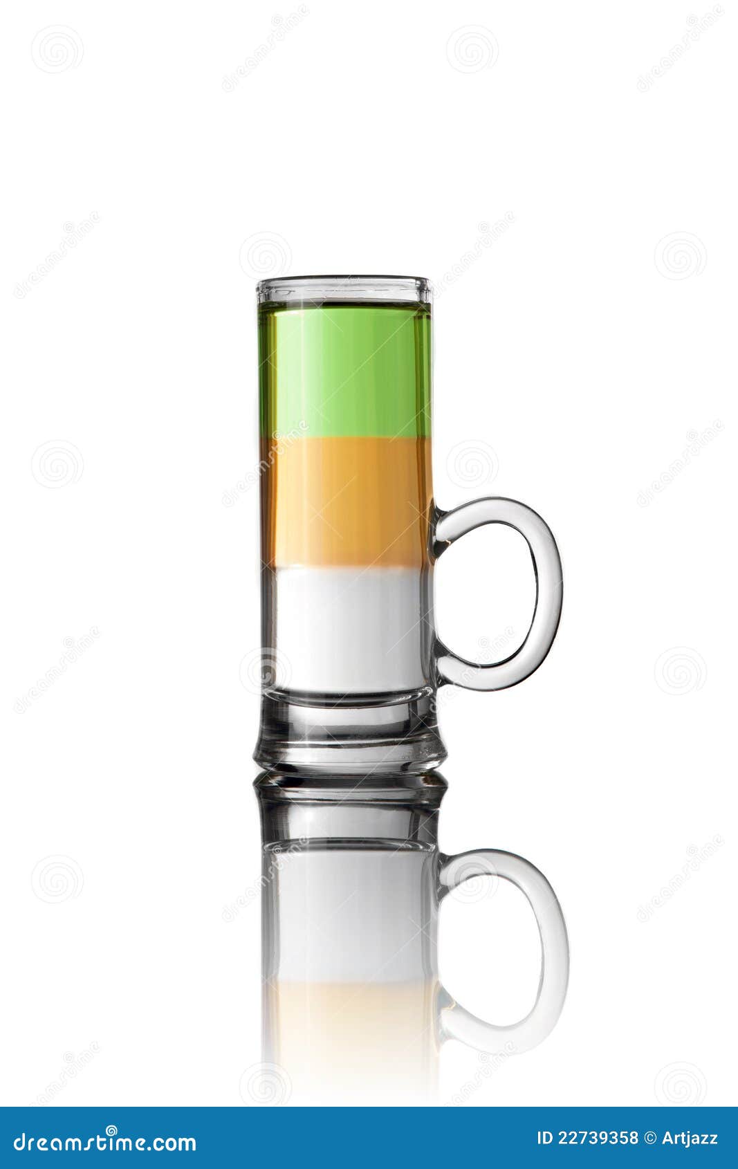 Shot Drink Cocktail Isolated On White Stock Photo - Image of beverage