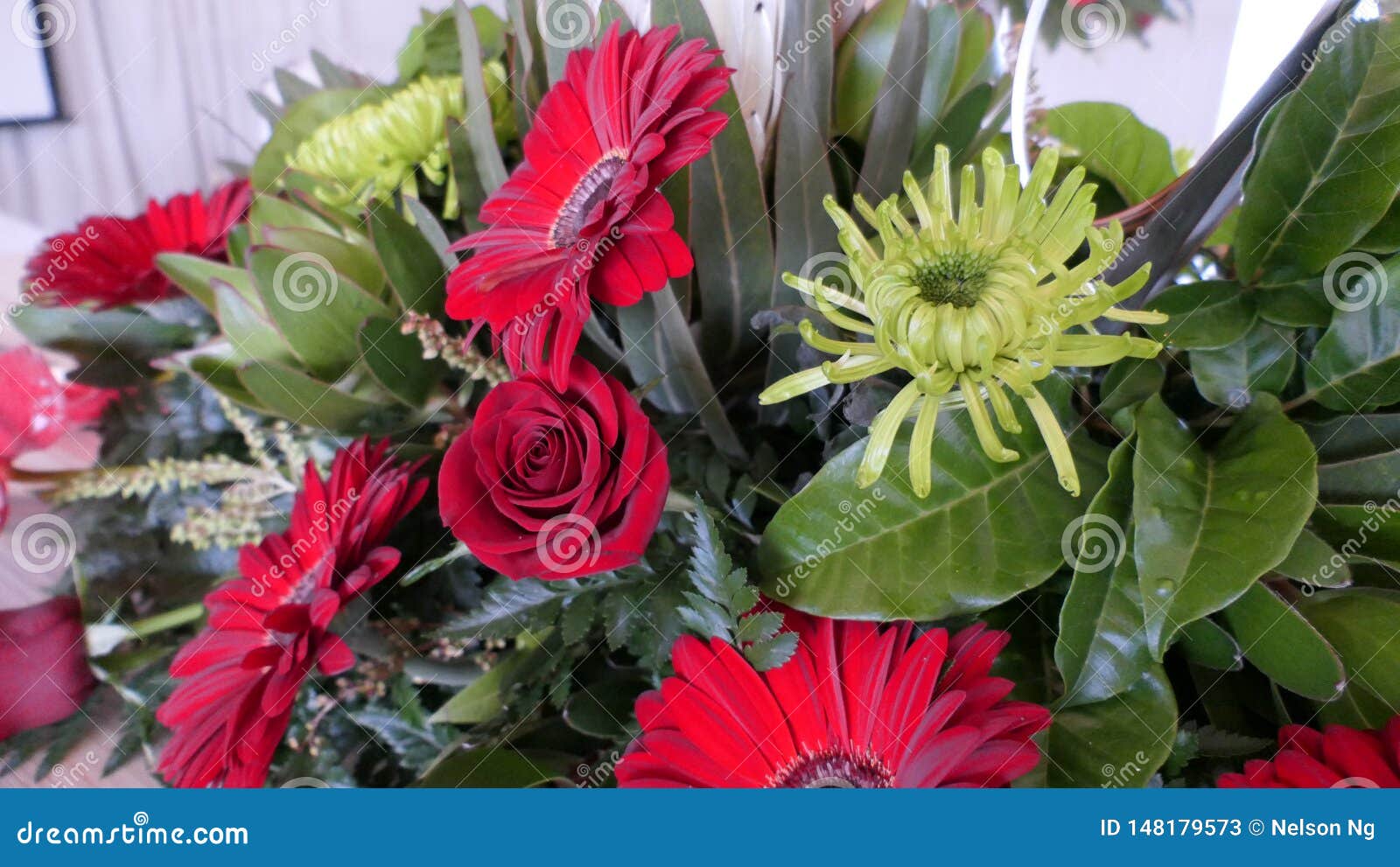 Flower and Candle Used for a Funeral Stock Image Image of cemetery