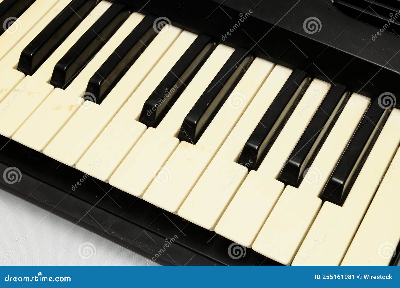 Shot of Piano Black and White Keys Stock Image Image of melody