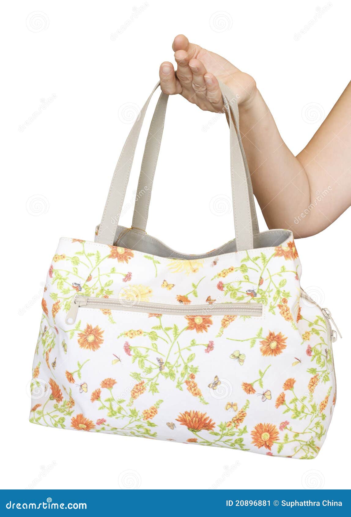 Shoulder Bag in the hand stock image. Image of personal 20896881