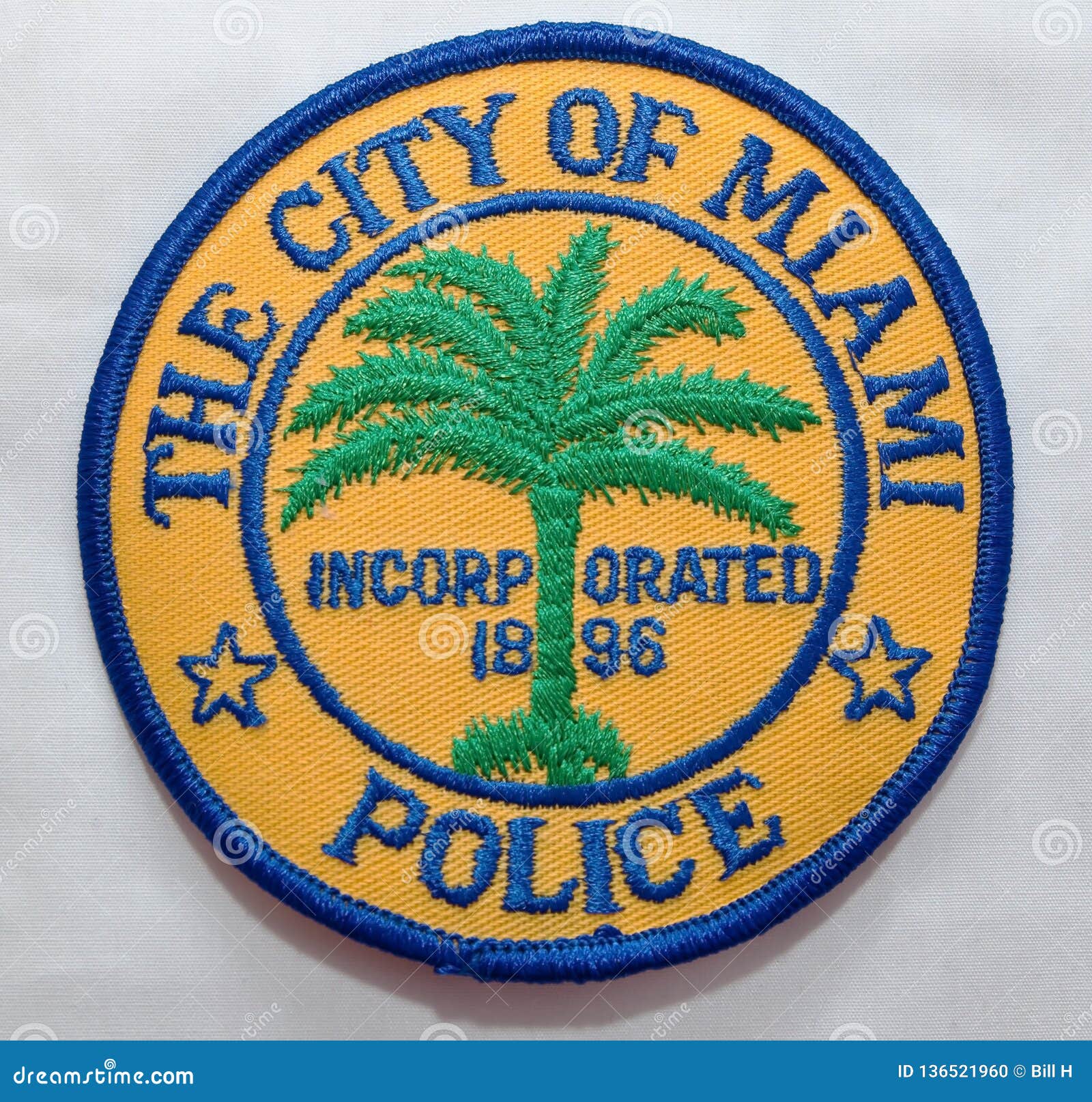 Miami Police Car Downtown Miami, Florida, United States Editorial Photo