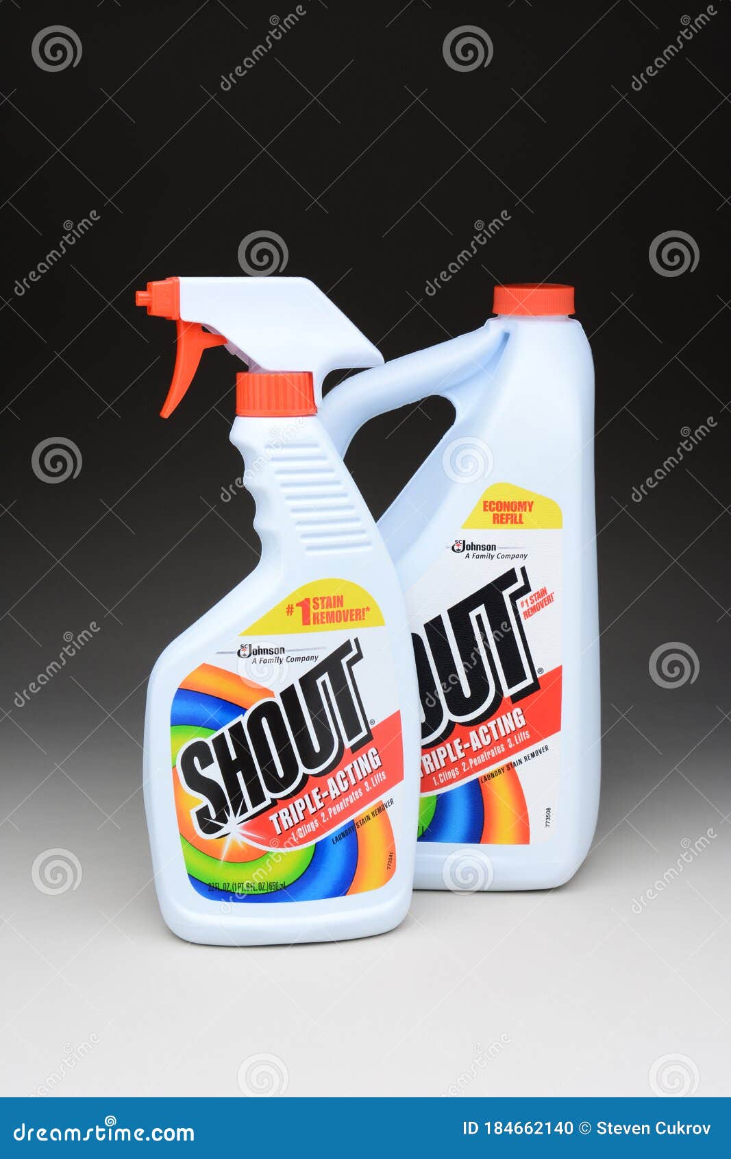 Shout Laundry Stain Remover, Triple-Acting, Value Refill
