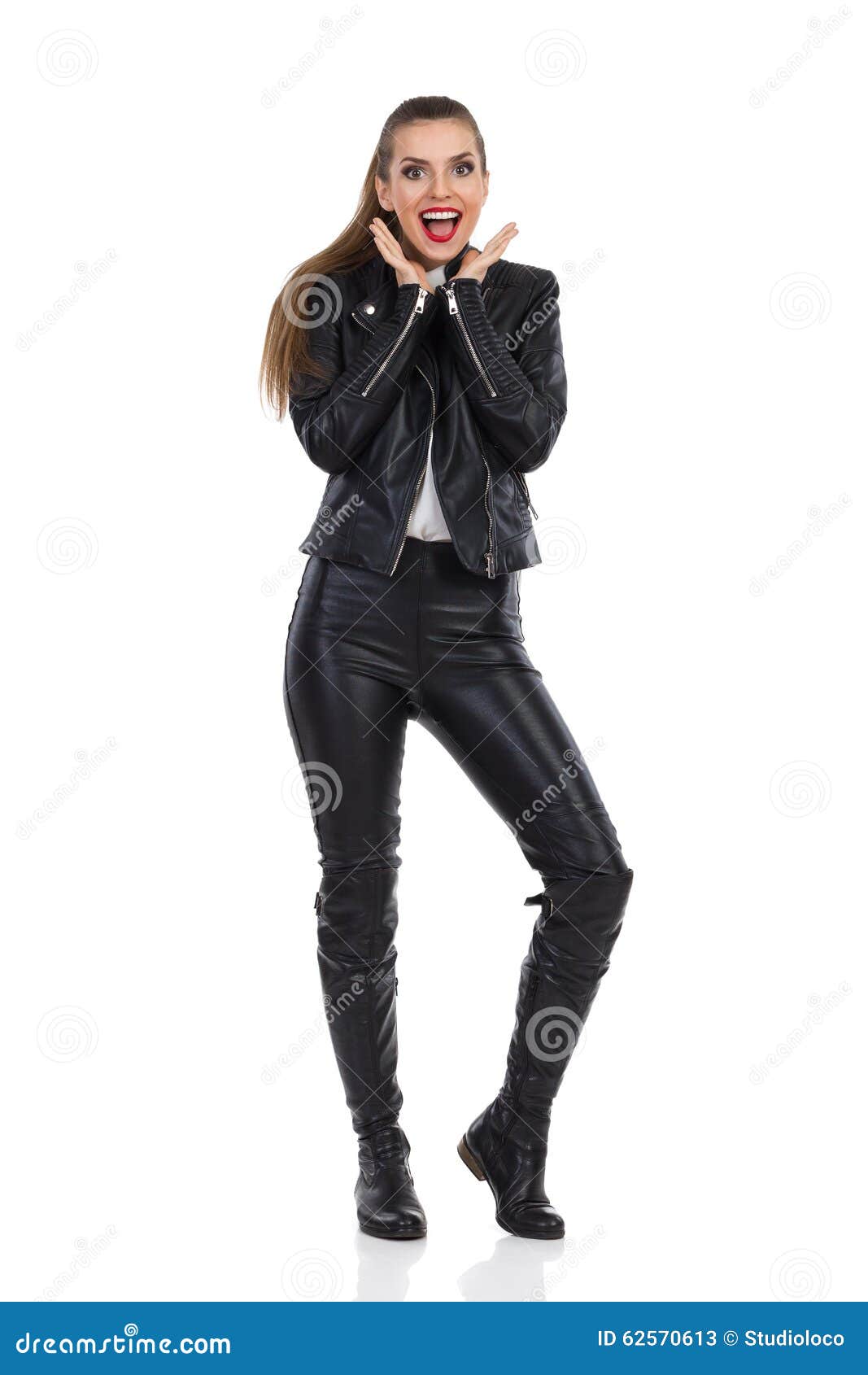 Shouting Rock Girl stock image. Image of full, adult - 62570613