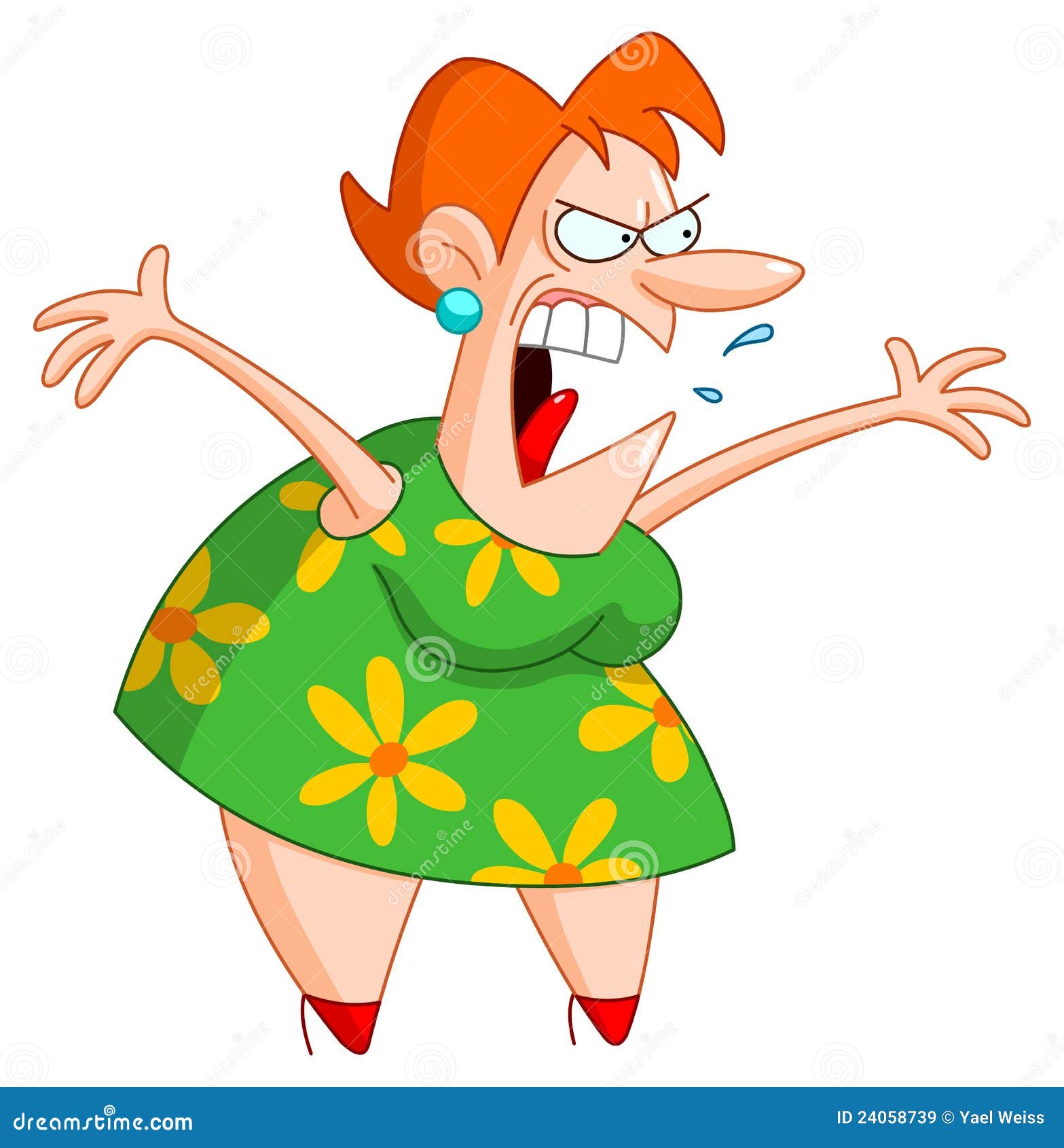 clipart girl yelling - photo #14