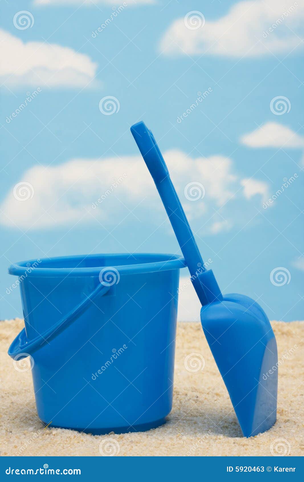 Shovel and Bucket stock image. Image of bucket, color 5920463