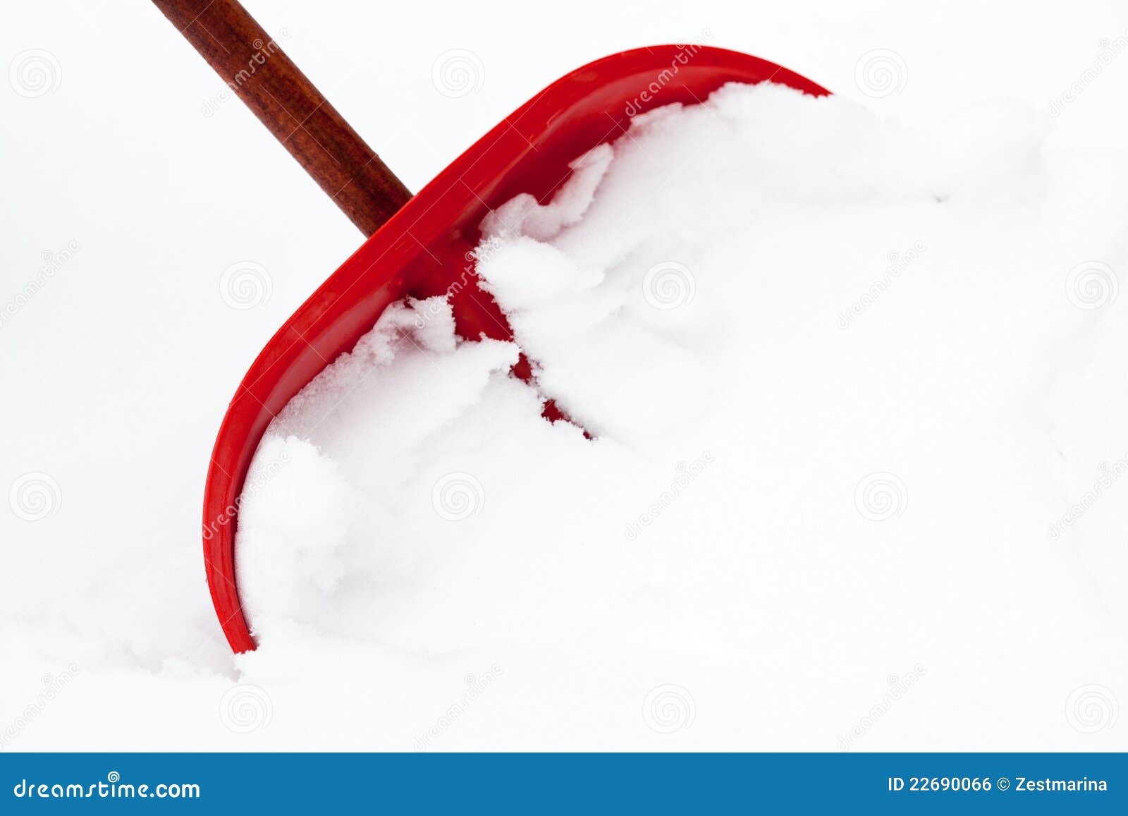Shovel for snow removal stock photo. Image of shovelling 22690066