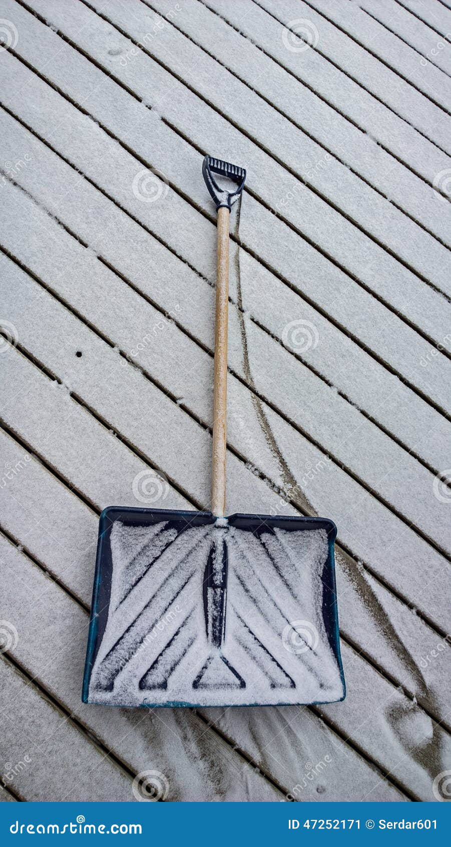 Shovel stock image. Image of park, winter, activity, deck 47252171