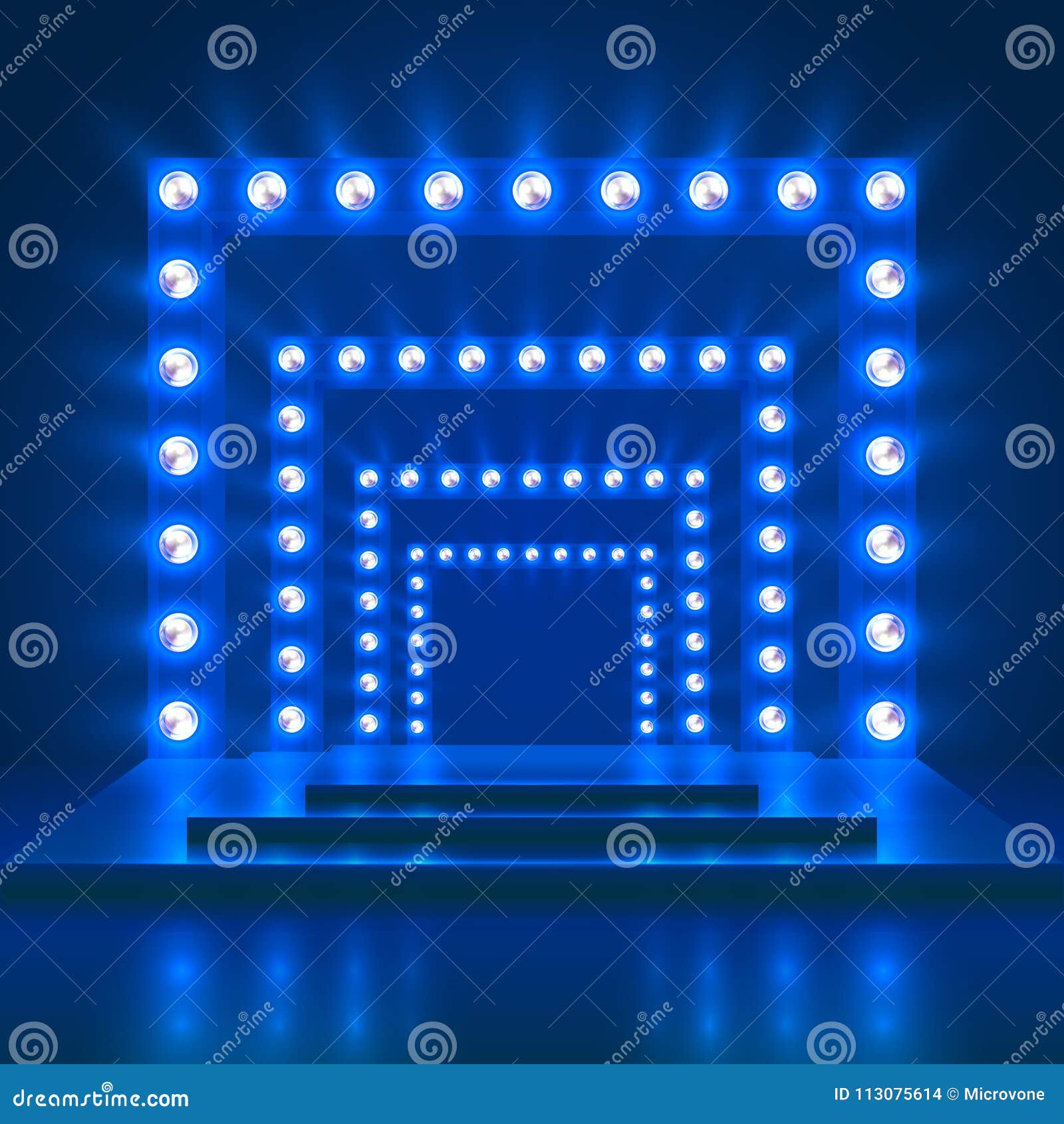 Show Show Casino Vector Background with Stage and Light Decoration. Shiny  Dance Theatre Podium Stock Vector - Illustration of platform, mockup:  113075614