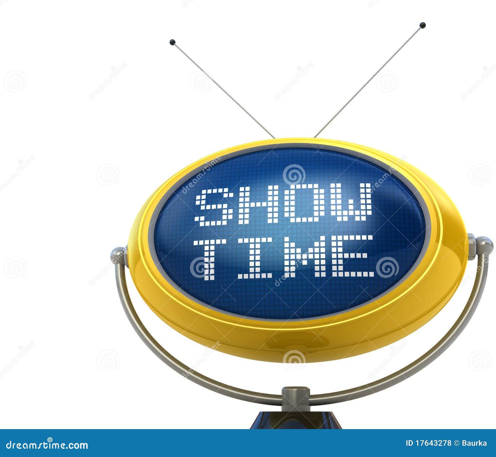 Show time stock illustration. Illustration of presentation 17643278