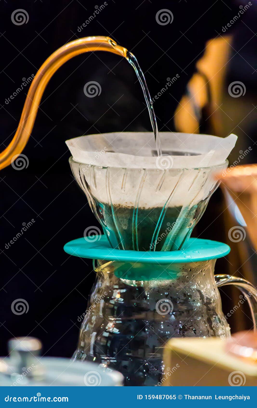 Showcase Drip Coffee Maker by Barista Stock Image Image of barista