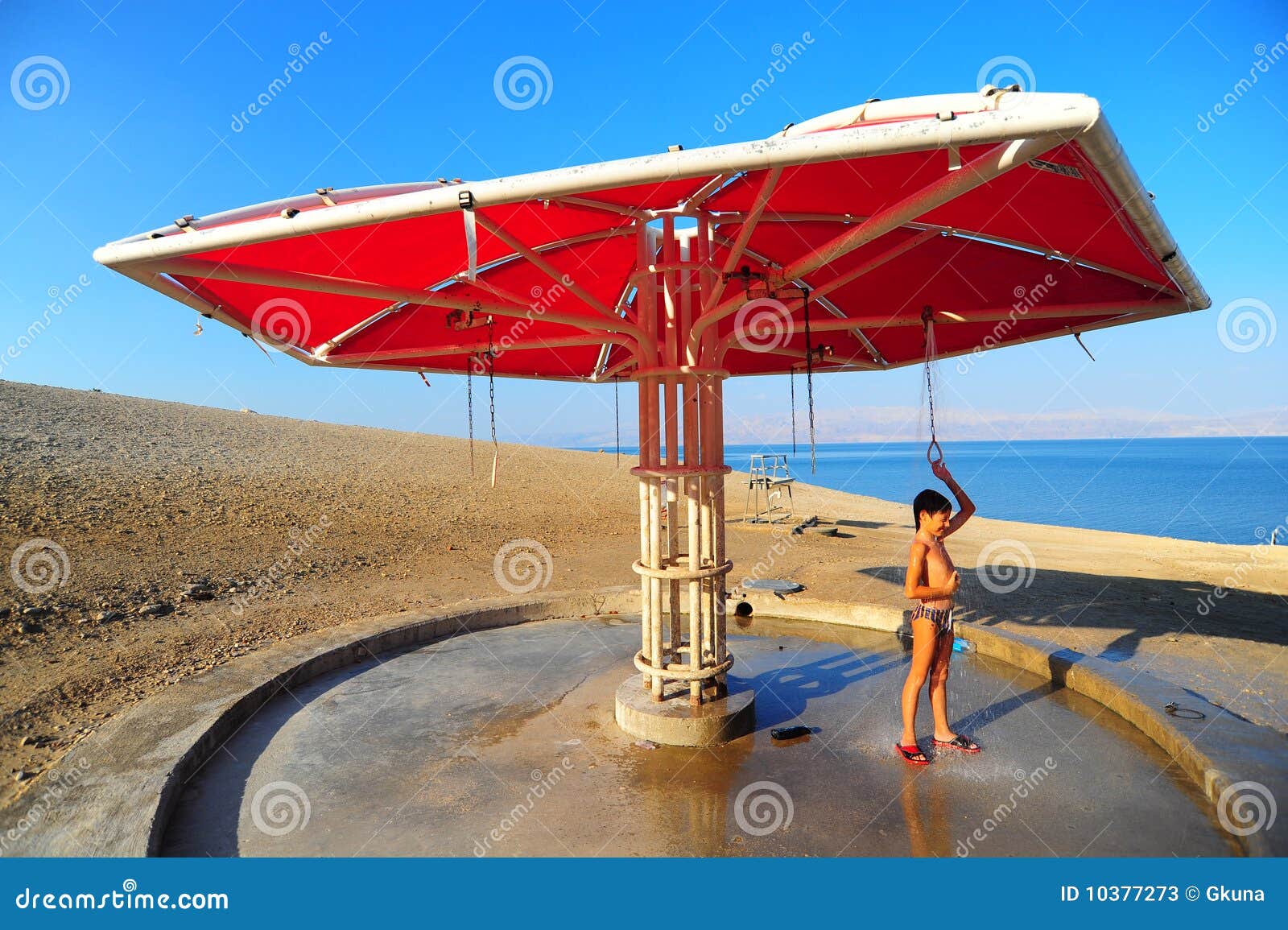 Shower stock image. Image of landscape, holiday, child 10377273
