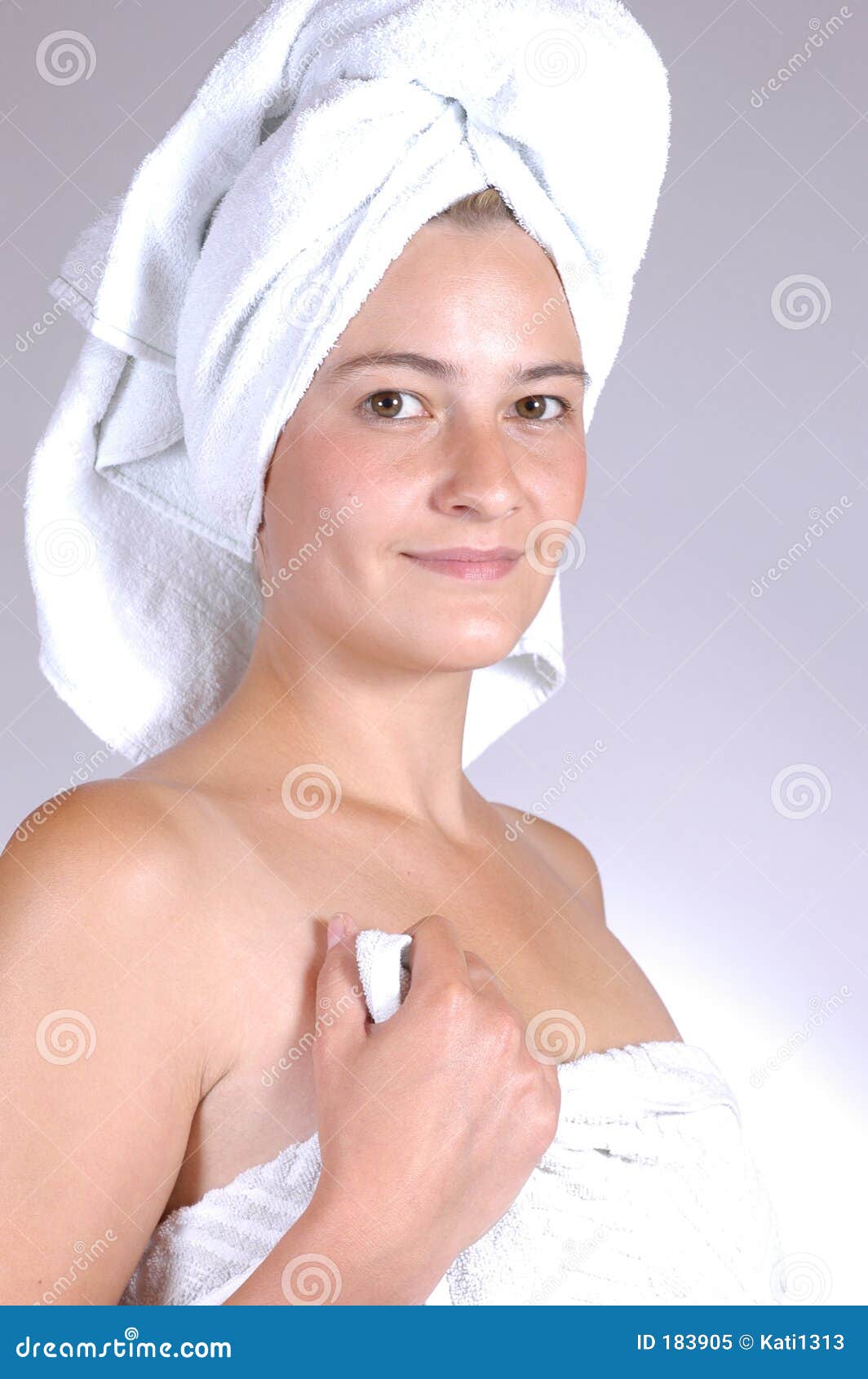 After shower stock image. Image of people, pretty, conditioner 183905