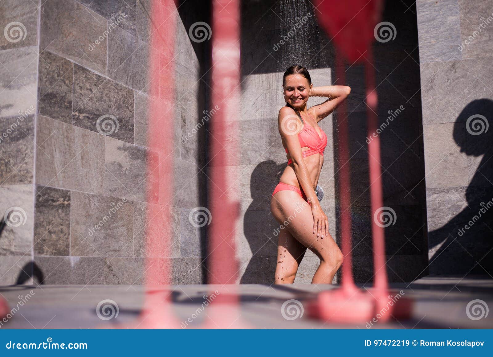 Girls Showering