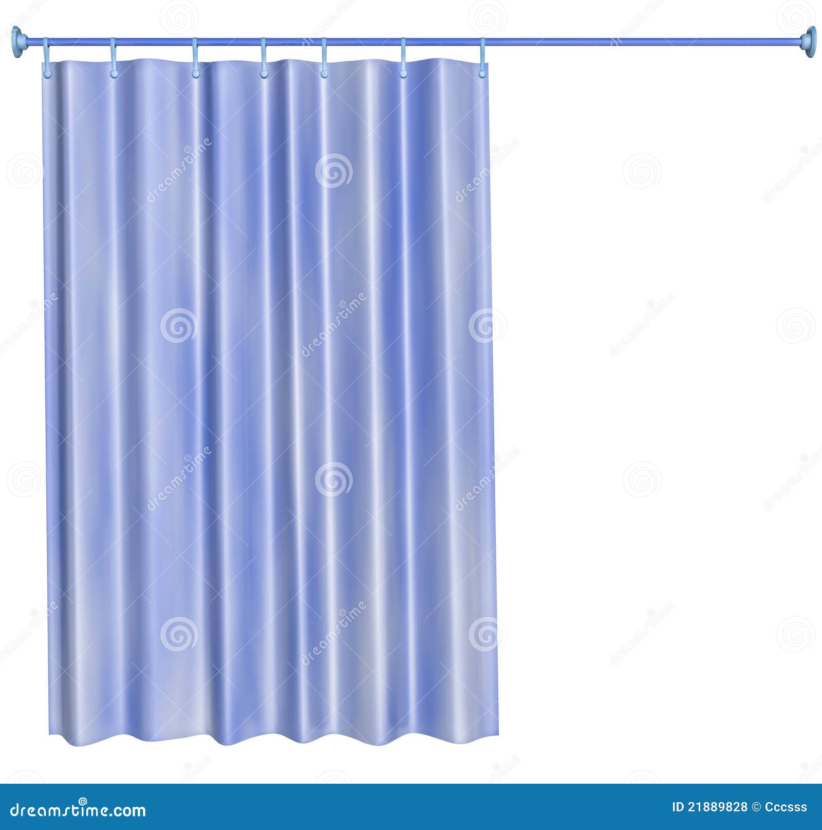 Shower curtain stock illustration. Illustration of isolated 21889828