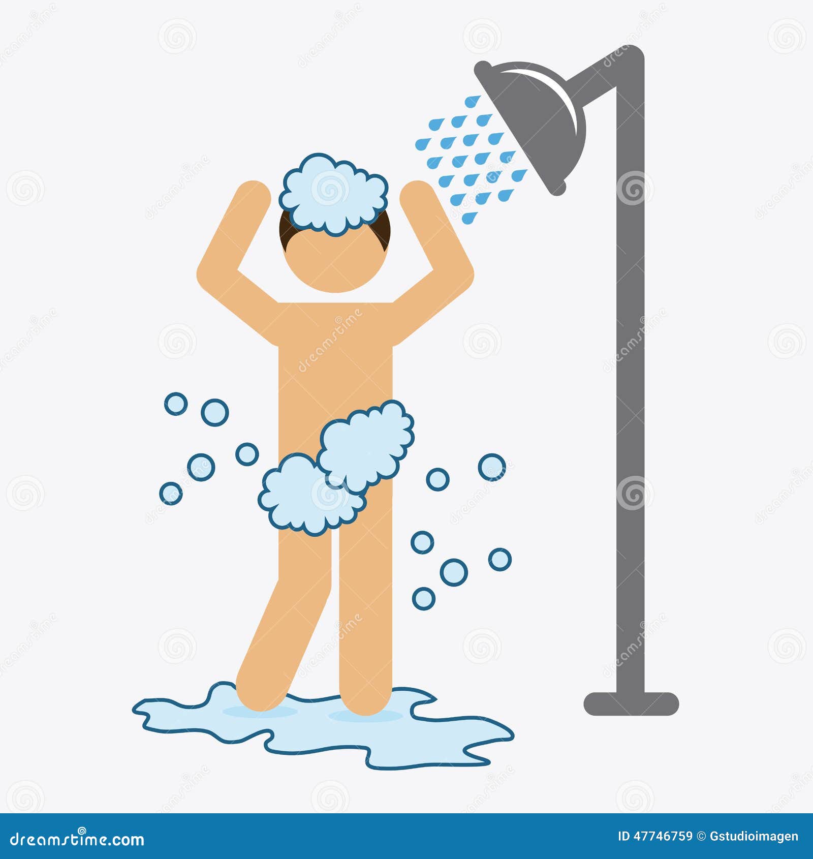 Shower design stock illustration. Illustration of symbol - 47746759