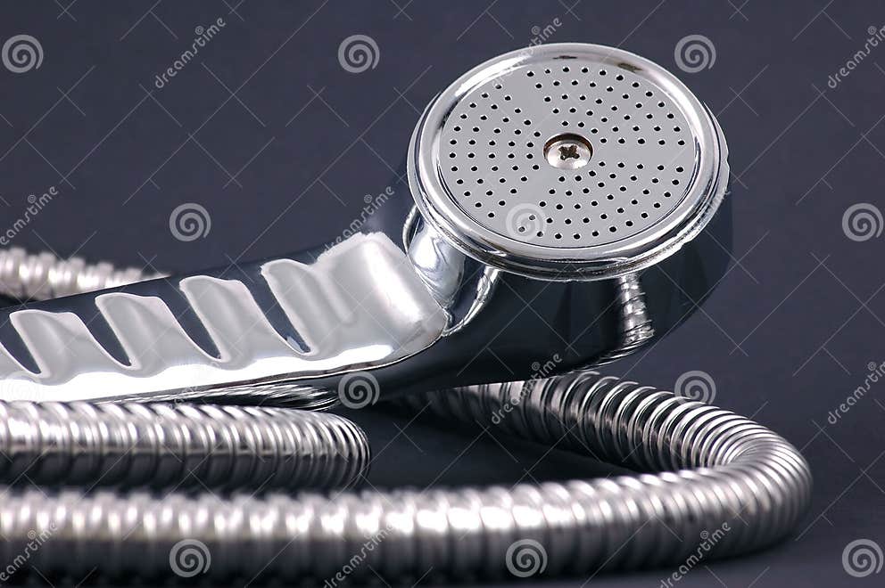 Shower head stock image. Image of water, tiled, bath, washroom 2649959