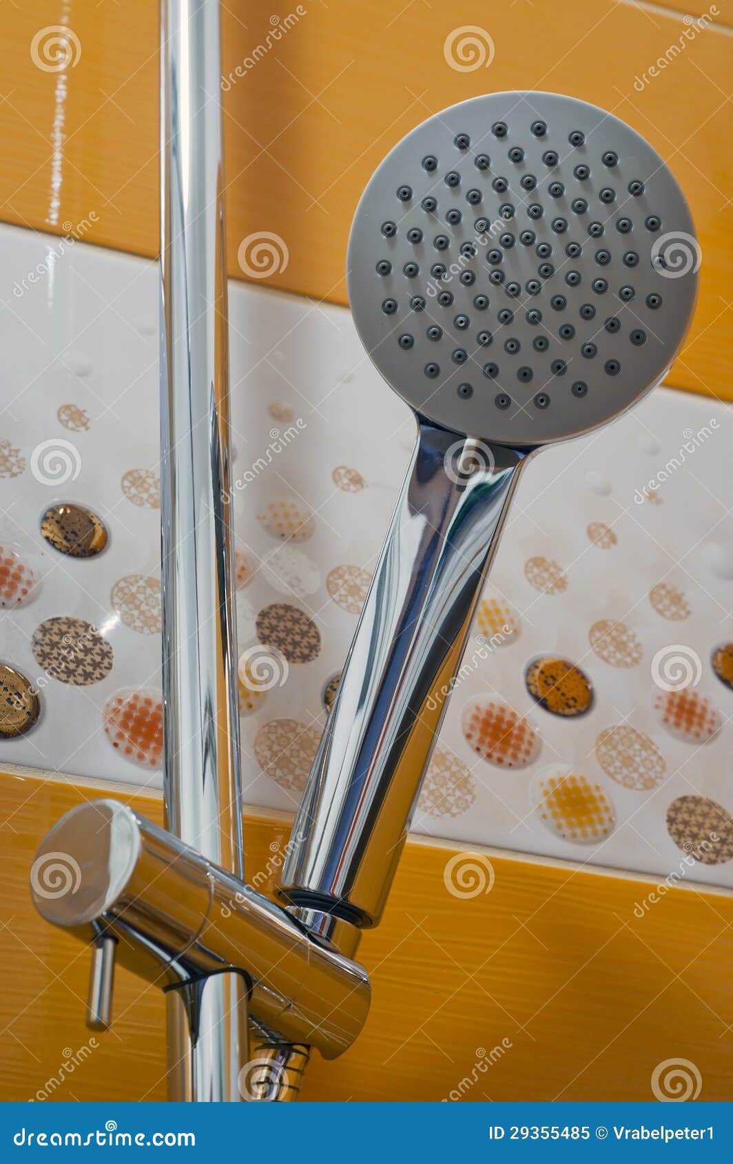 Shower Head in the Corner of the Shower Stock Image Image of fresh, product 29355485