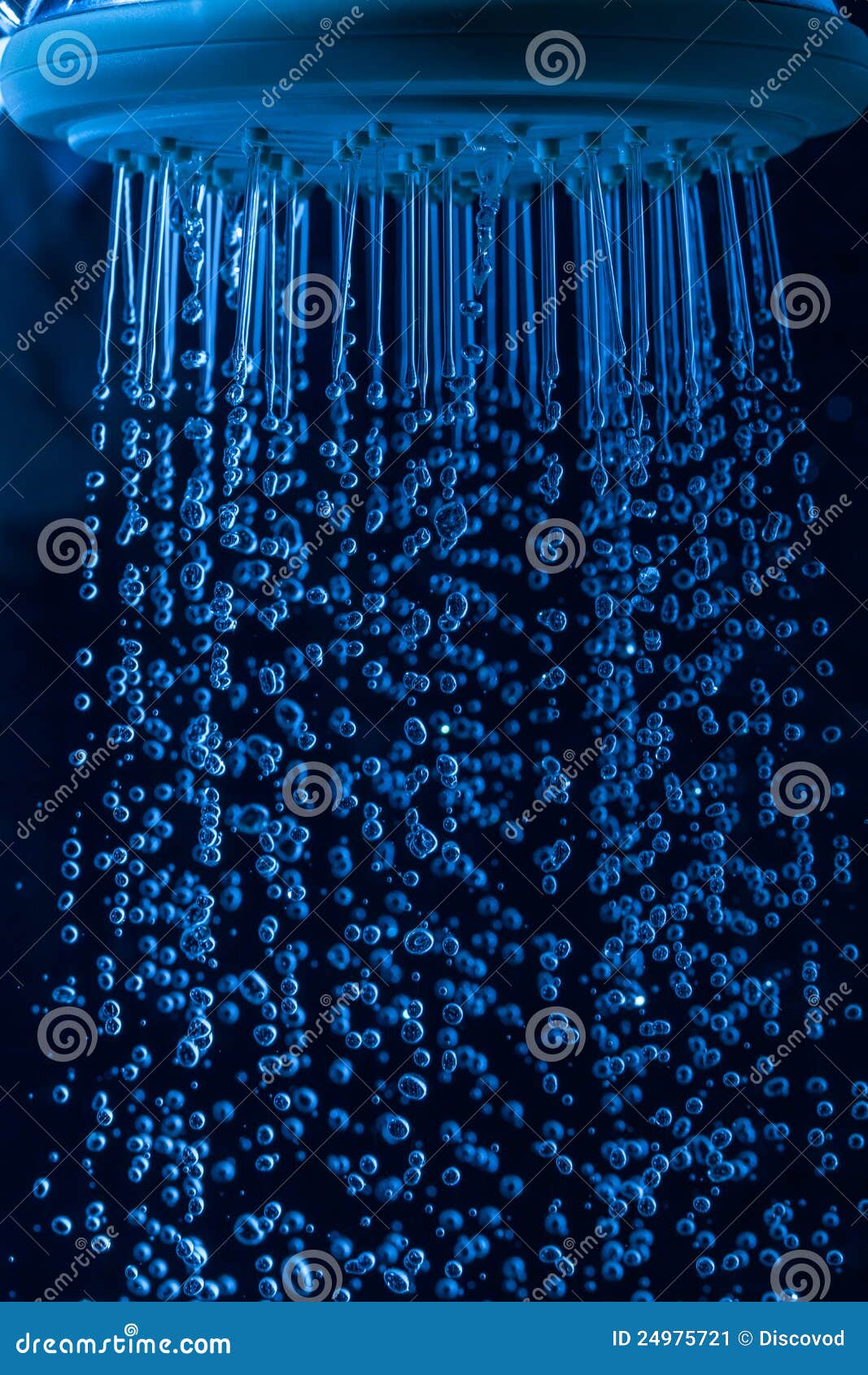 Shower Head with Droplet Water Stock Image Image of power, concept