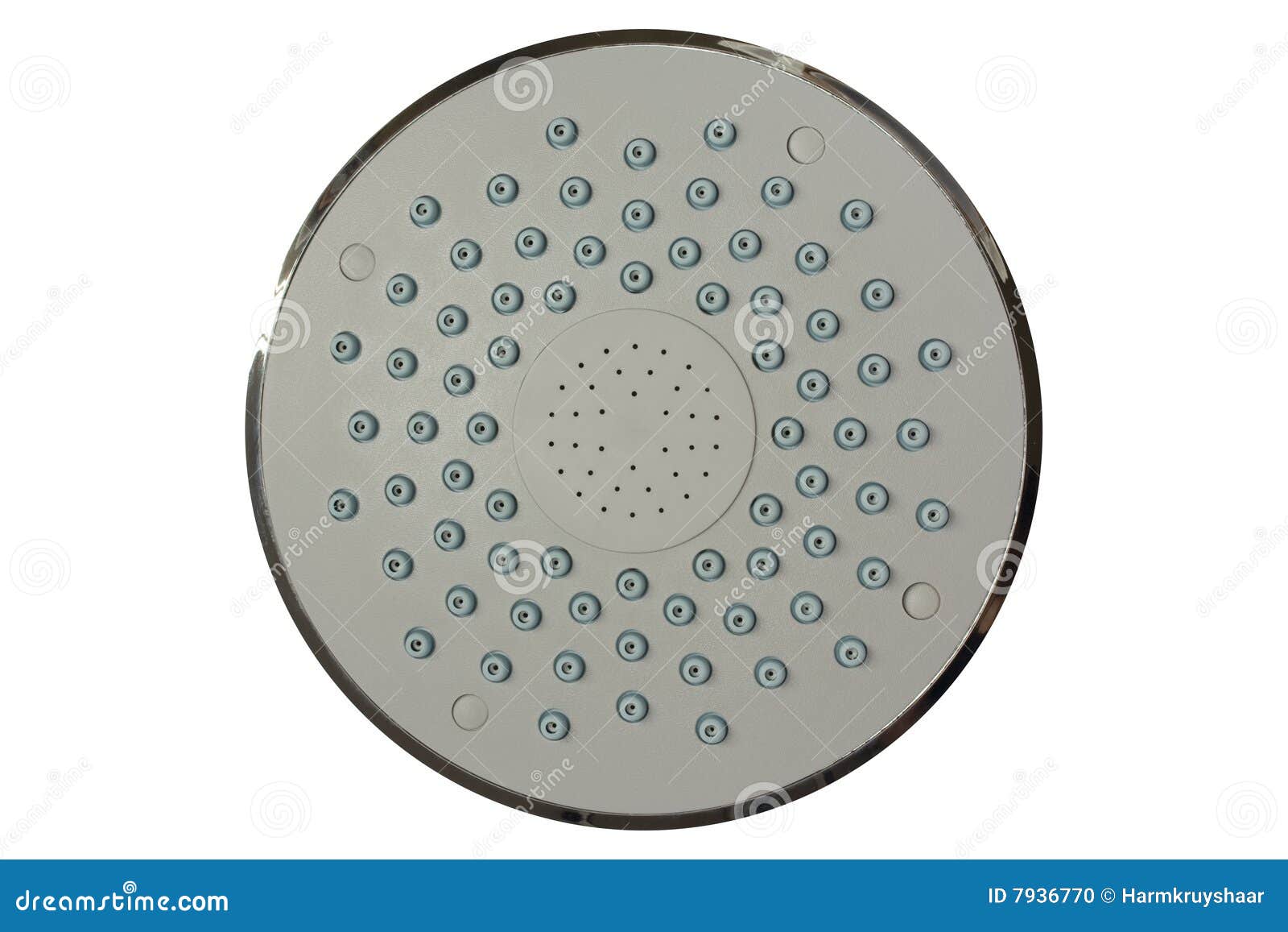 Shower Head Isolated on White Stock Photo Image of rinse, plastic