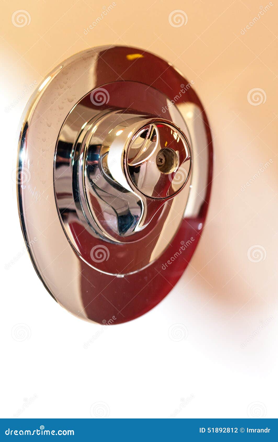 Shower Head Water Control Knob Stock Photo Image of luxurious
