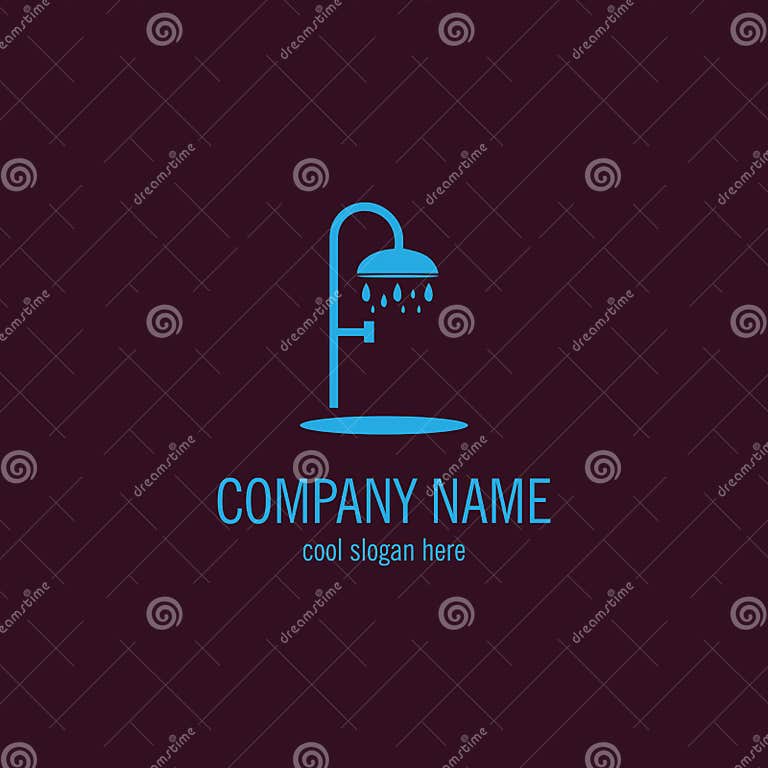 Shower logo vector stock vector. Illustration of creative 97580955