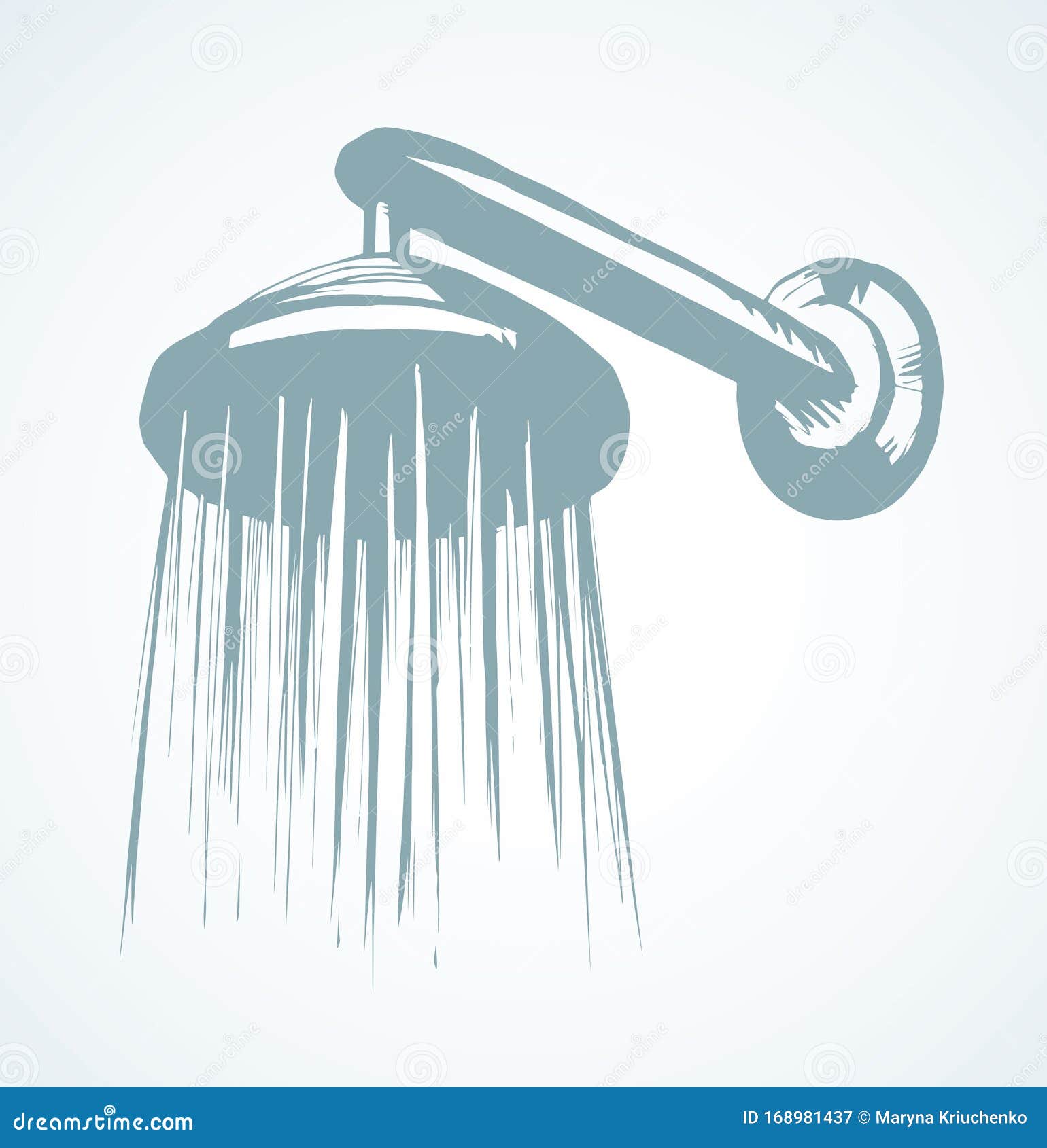 Blazen Krachtcel Trouw Shower Met Kraan Vectortekening Vector Illustratie - Illustration of pijp,  deeg: 168981437