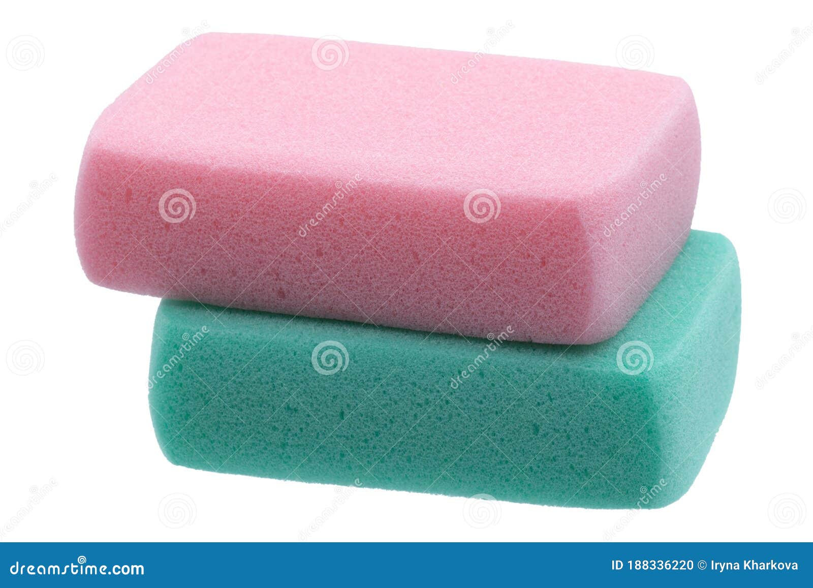 Shower Sponge Isolated on the White Stock Photo Image of white, clean
