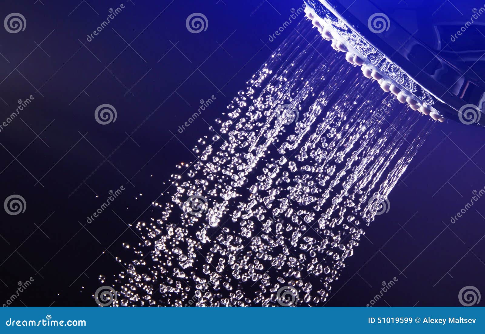 Shower And Water Flow RoyaltyFree Stock Photography CartoonDealer
