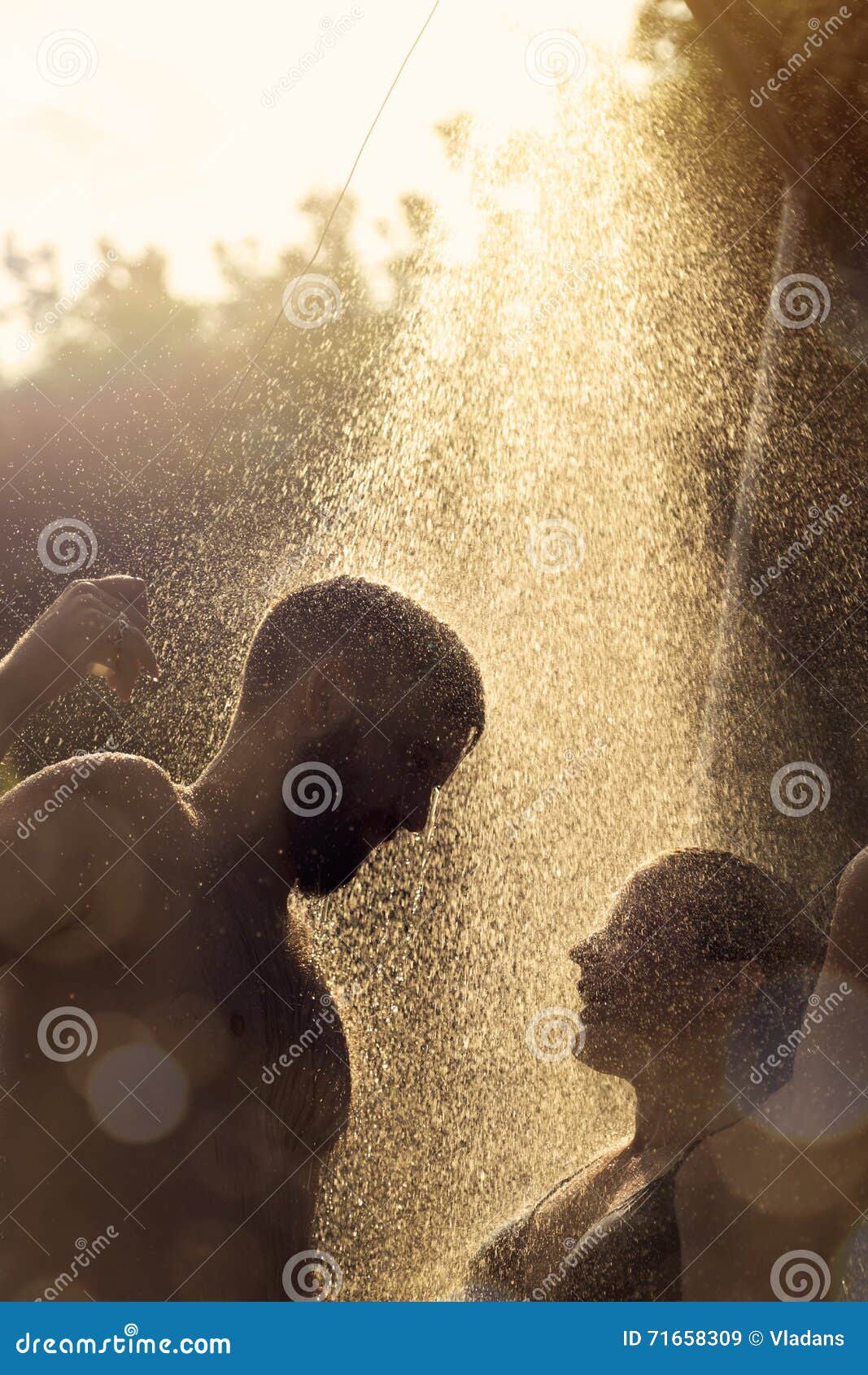 Shower Stock Image Image Of Attractive Smile Drop