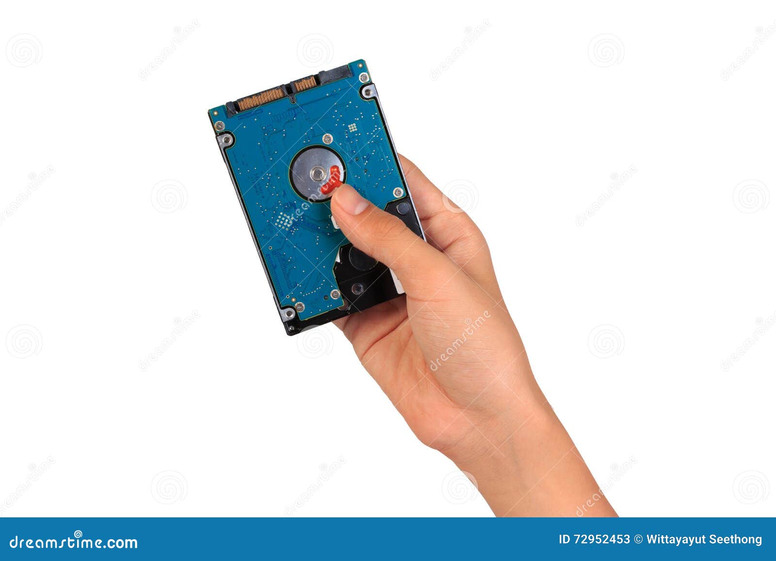 Showing Hard Disk, Hand Holding Hard Drive. Stock Image Image of