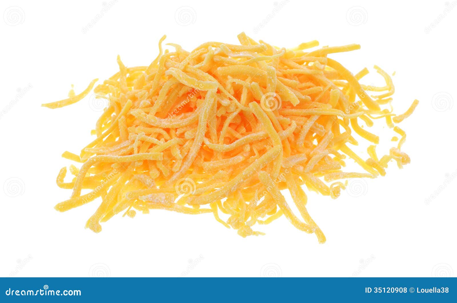 Shredded Cheddar Cheese on White Stock Photo Image of healthy, mild
