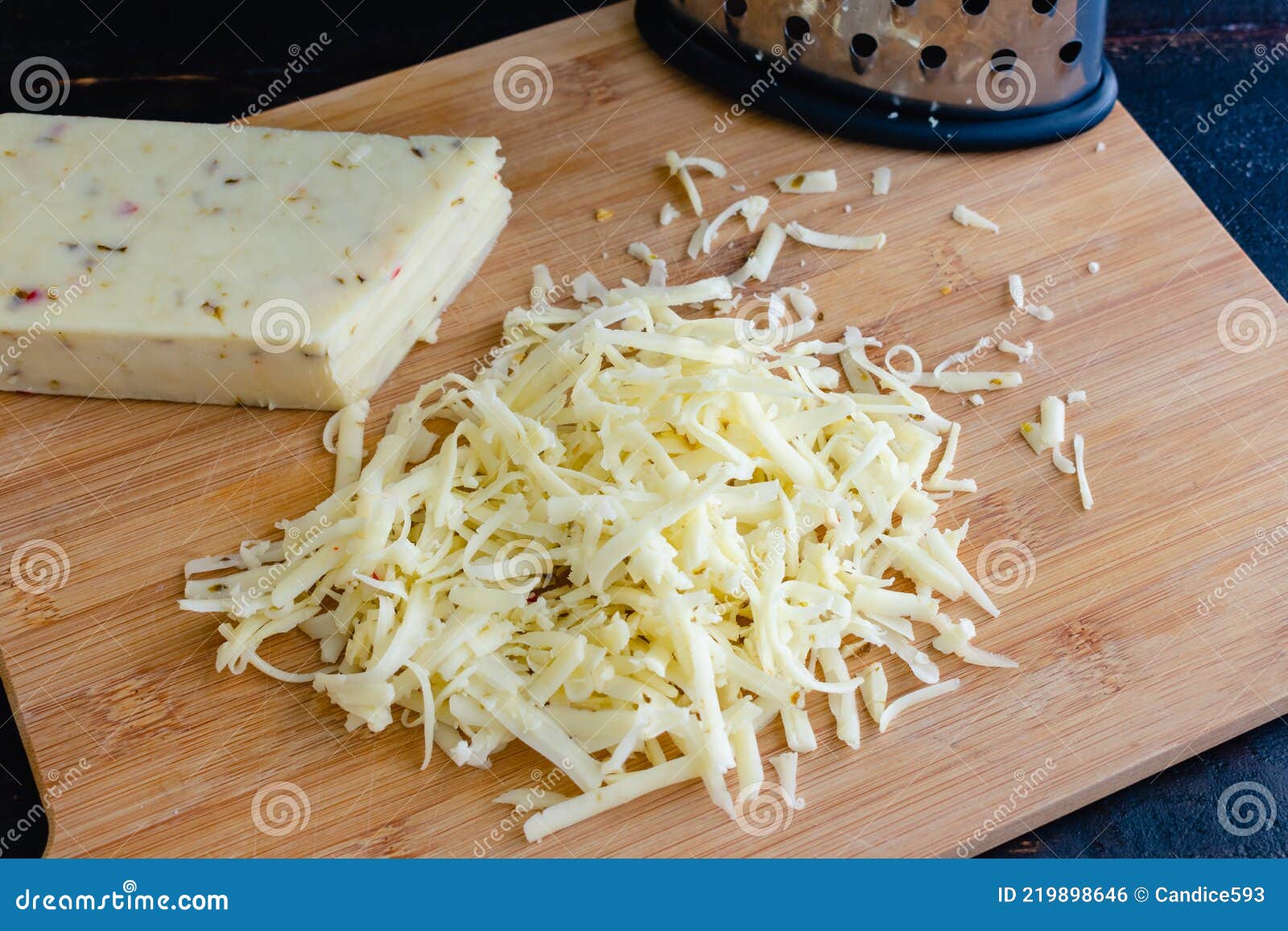 Shredded Pepper Jack Cheese Stock Photo Image of monterey, pepper