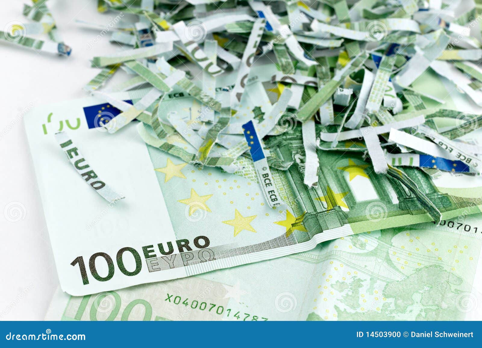 Shredded unworthy euro stock photo. Image of money, currency 14503900