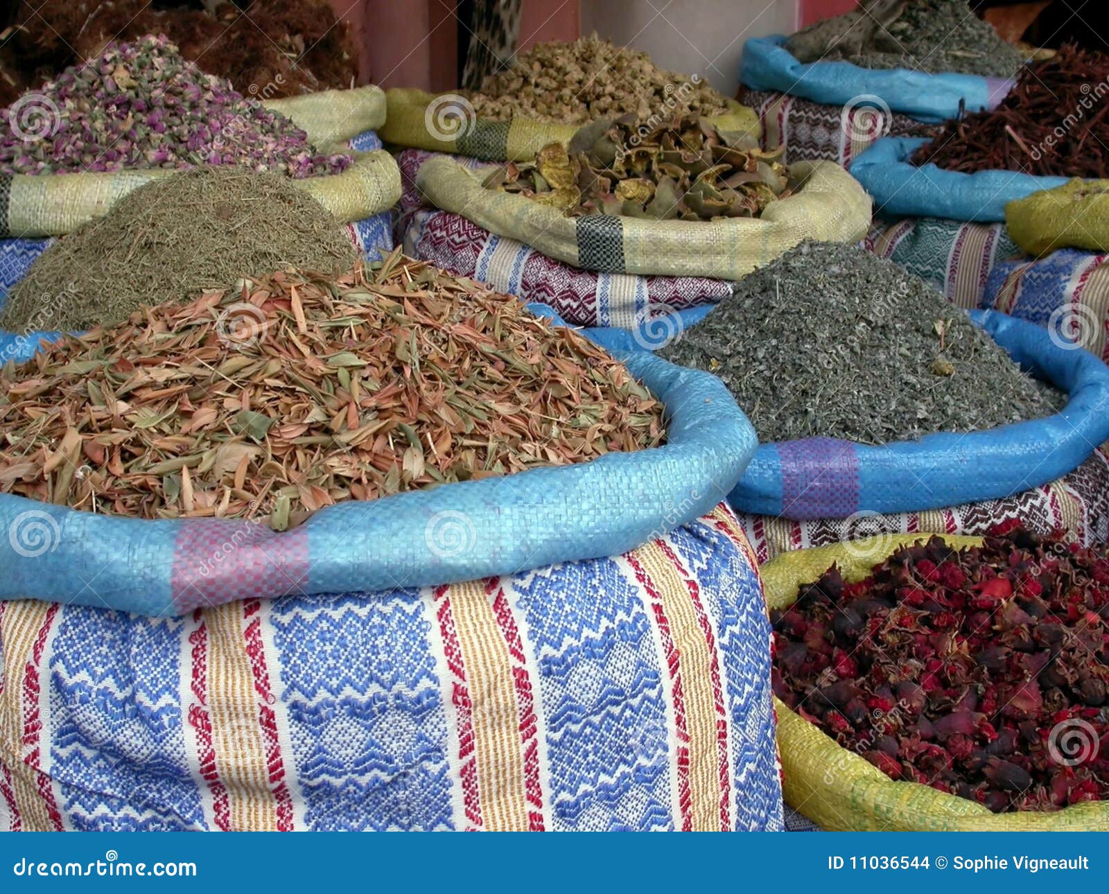 Shreded Flowers and Herbs in Bags Stock Photo Image of herbs, flower