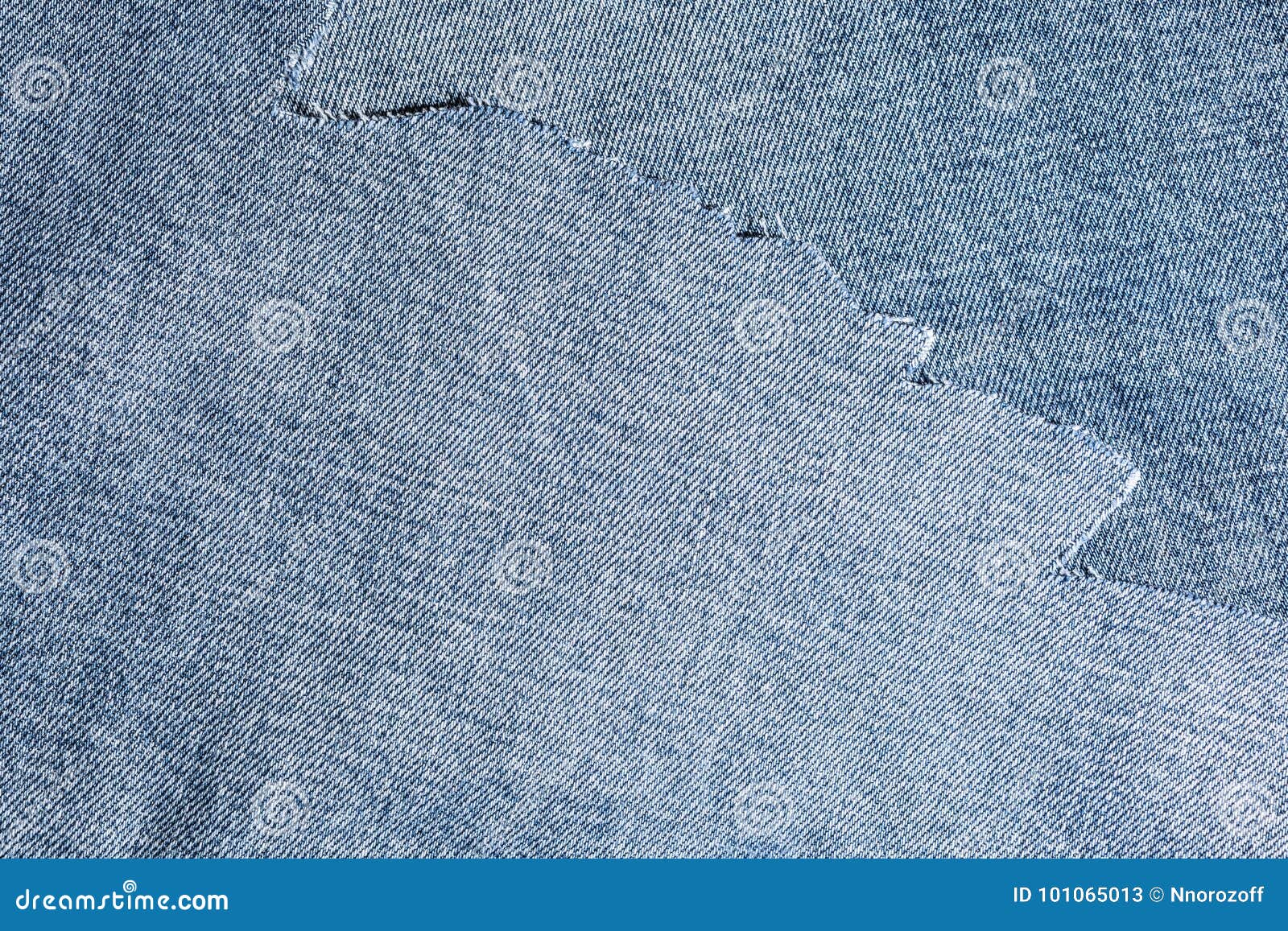 Shreds of Denim Fabric, Unevenly Cut Jeans Stock Image - Image of ...