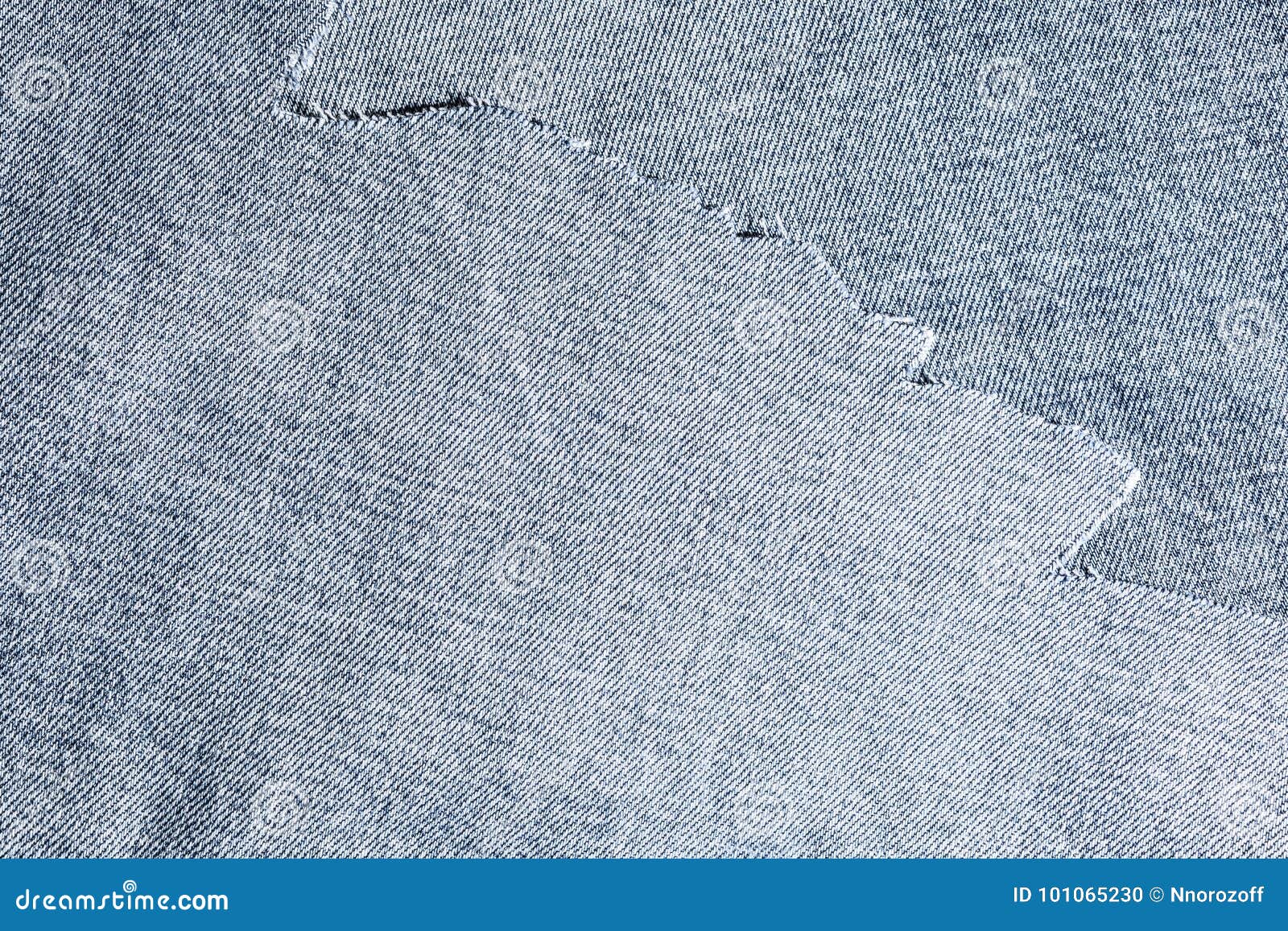 Shreds of Denim Fabric, Unevenly Cut Jeans Stock Photo - Image of ...