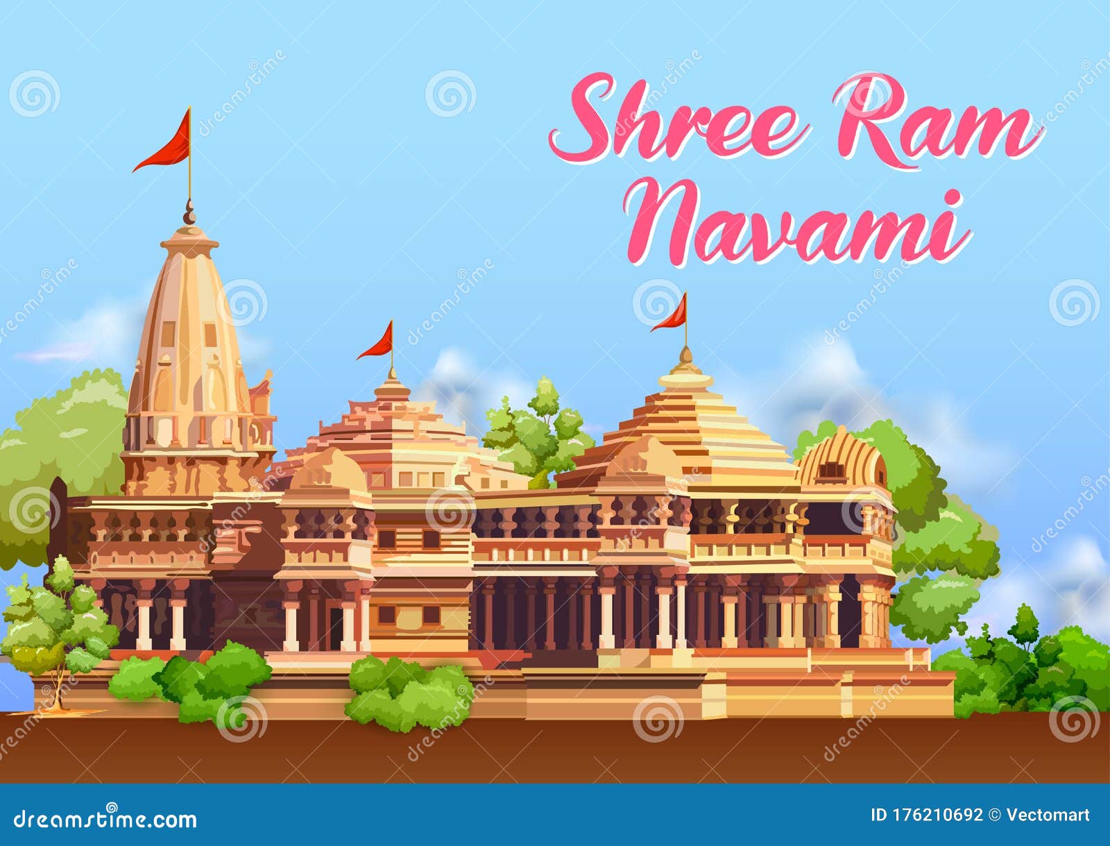 Ram Mandir Stock Illustrations – 121 Ram Mandir Stock Illustrations,  Vectors & Clipart - Dreamstime