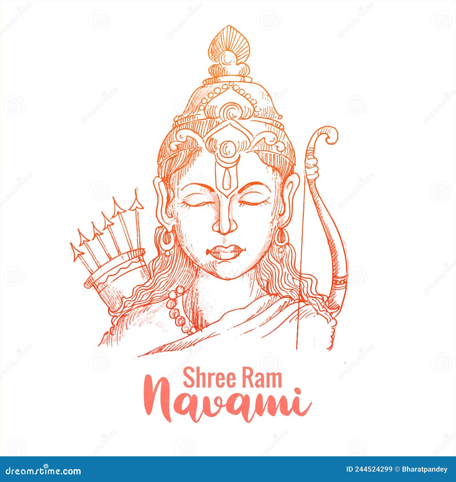 Ram Navami Drawing😃😍 | How to draw ram Navami | Shree Ram Drawing | Ram  hanuman Drawing - YouTube