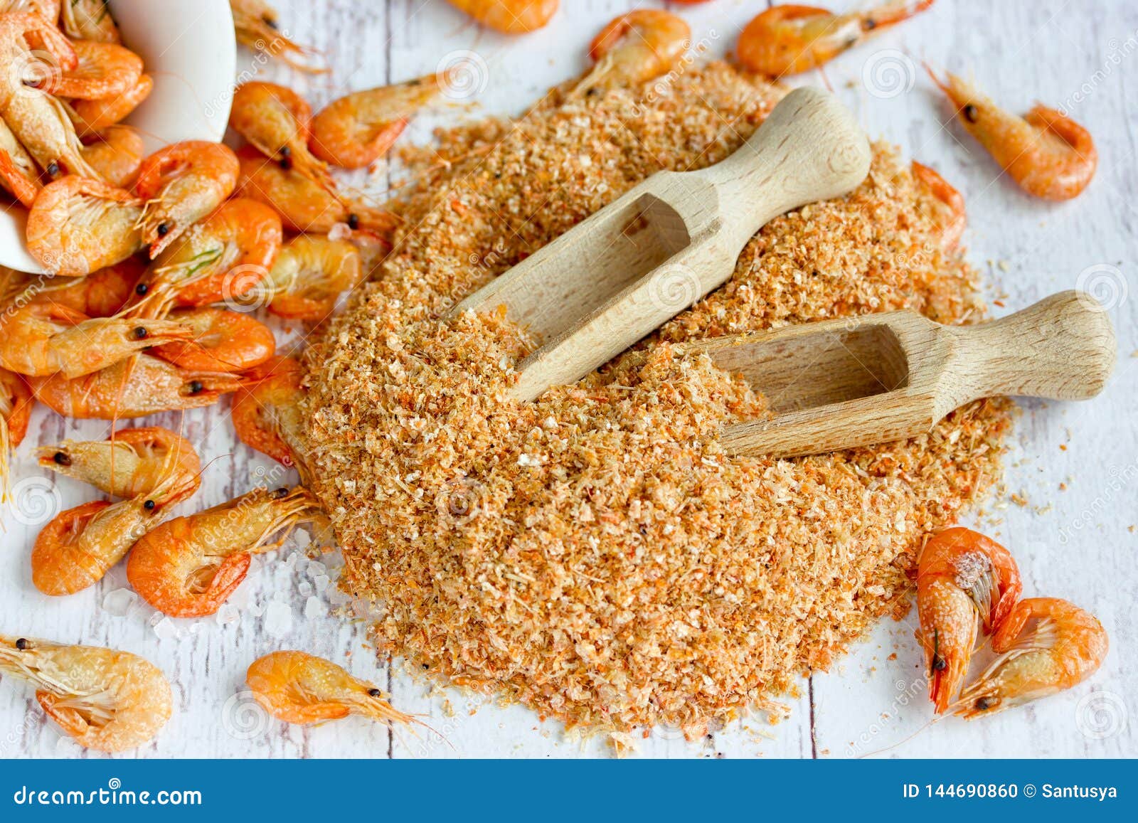 Shrimp Powder, Prawn Powder - Homemade Spicy Seasoning from Dried