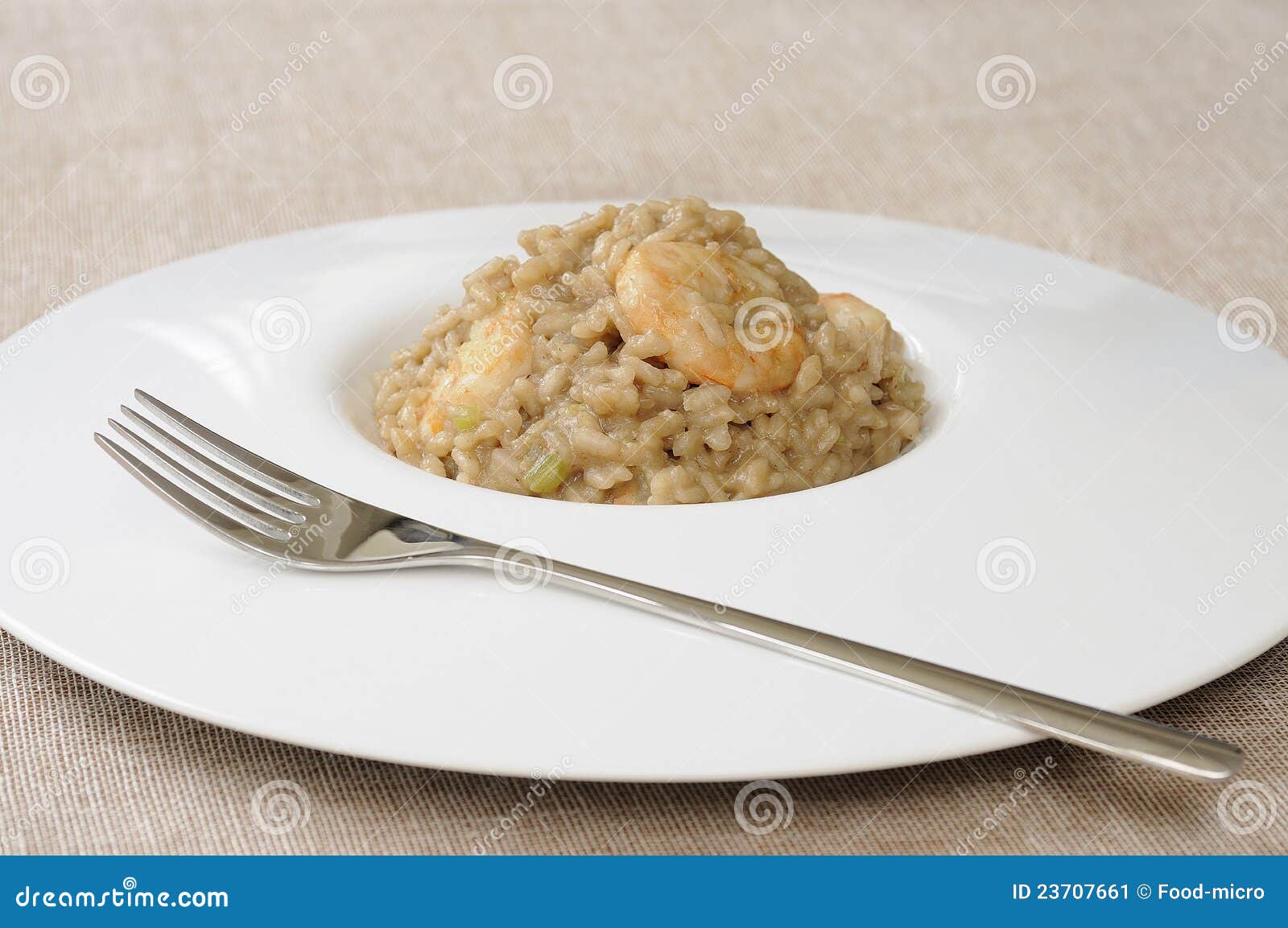 Shrimp risotto stock image. Image of carbohydrate, selective 23707661