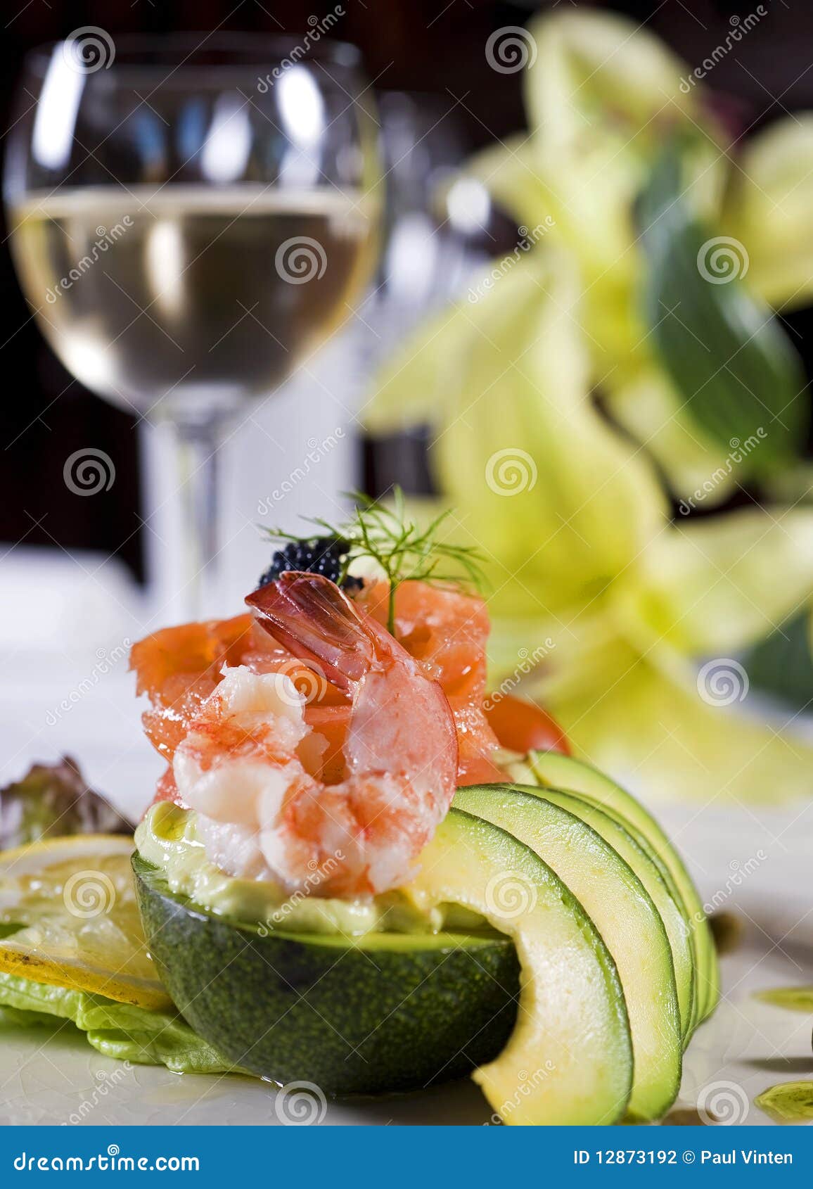 shrimp salad a la carte appetizer