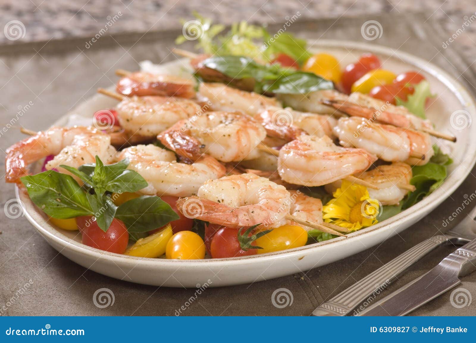 shrimp on a skewer