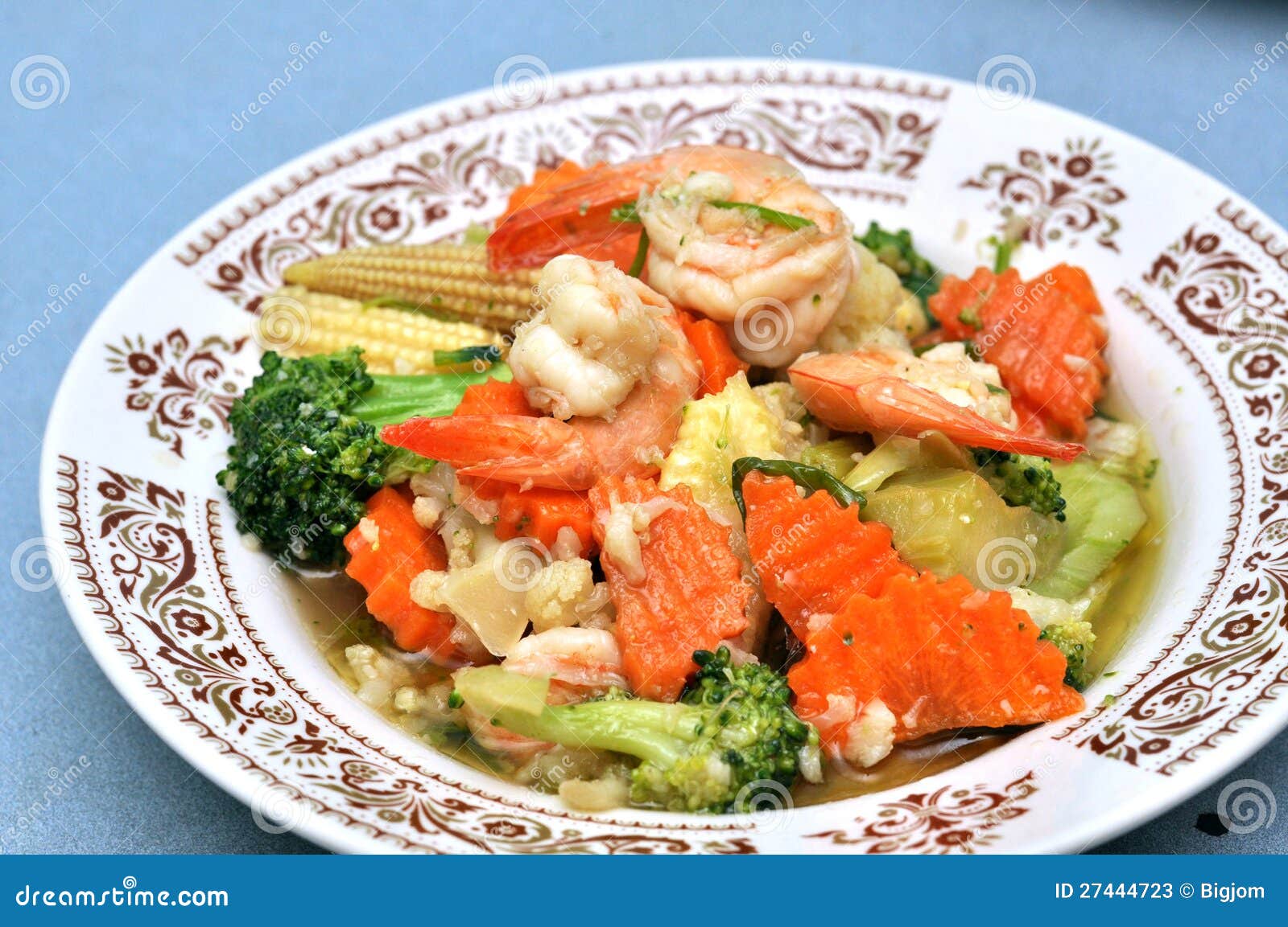 Shrimp Stir Fry stock image. Image of seafood, delicious - 27444723