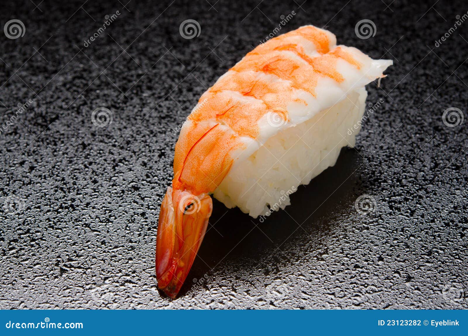 Shrimp sushi stock photo. Image of meal, invertebrate - 23123282