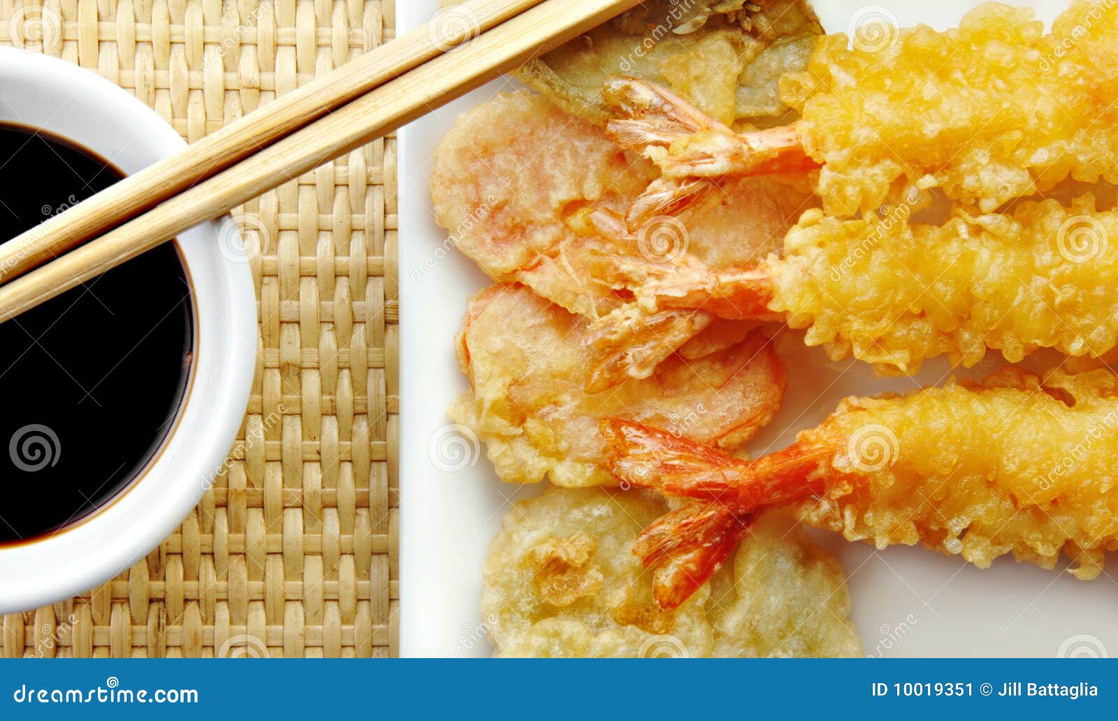 Shrimp Tempura Roll RoyaltyFree Stock Photography