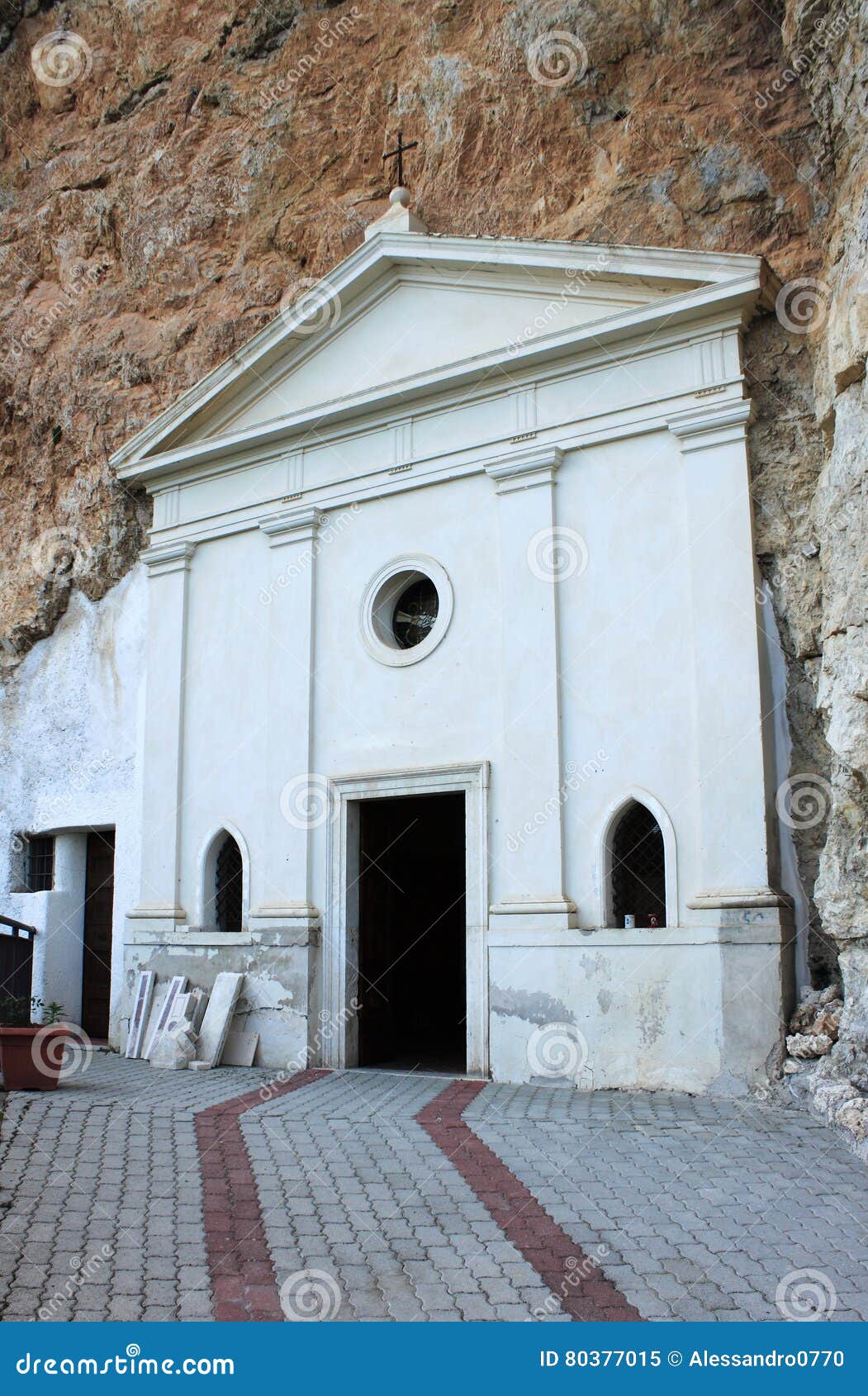 Shrine Of The Most Holy Trinity Shrine of the Most Holy Trinity of Vallepietra Stock Image - Image of
